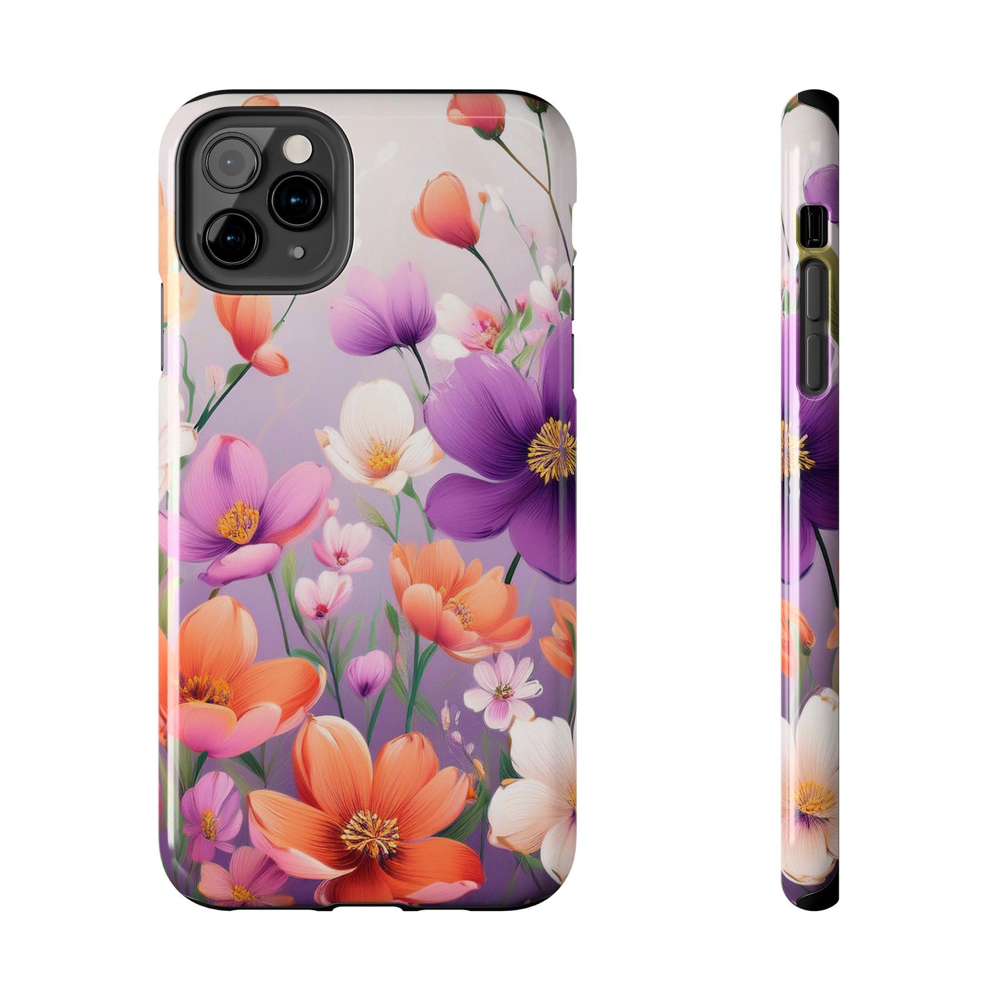 Floral Phone Case - Flower Print Cover for iPhone & Samsung, Flower Print