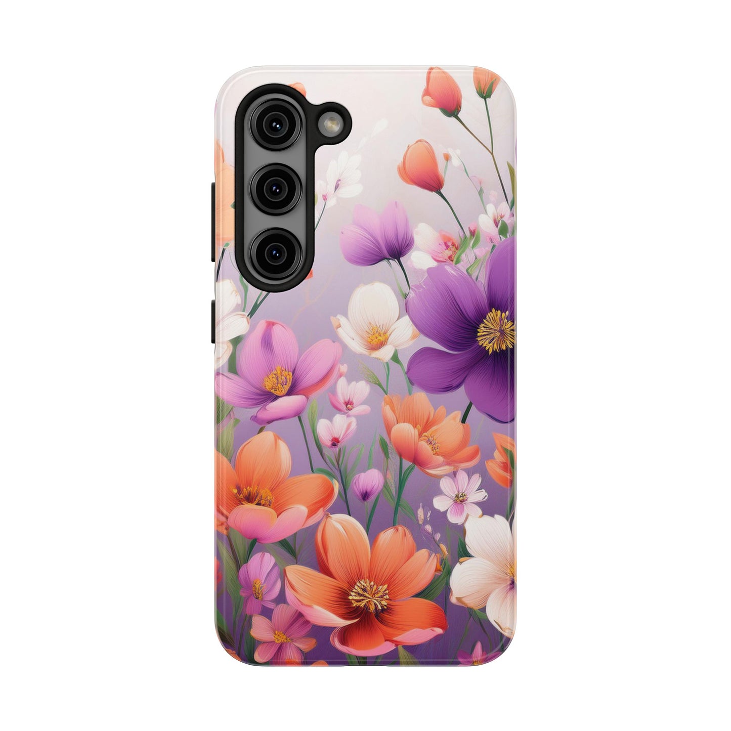 Floral Phone Case - Flower Print Cover for iPhone & Samsung, Flower Print