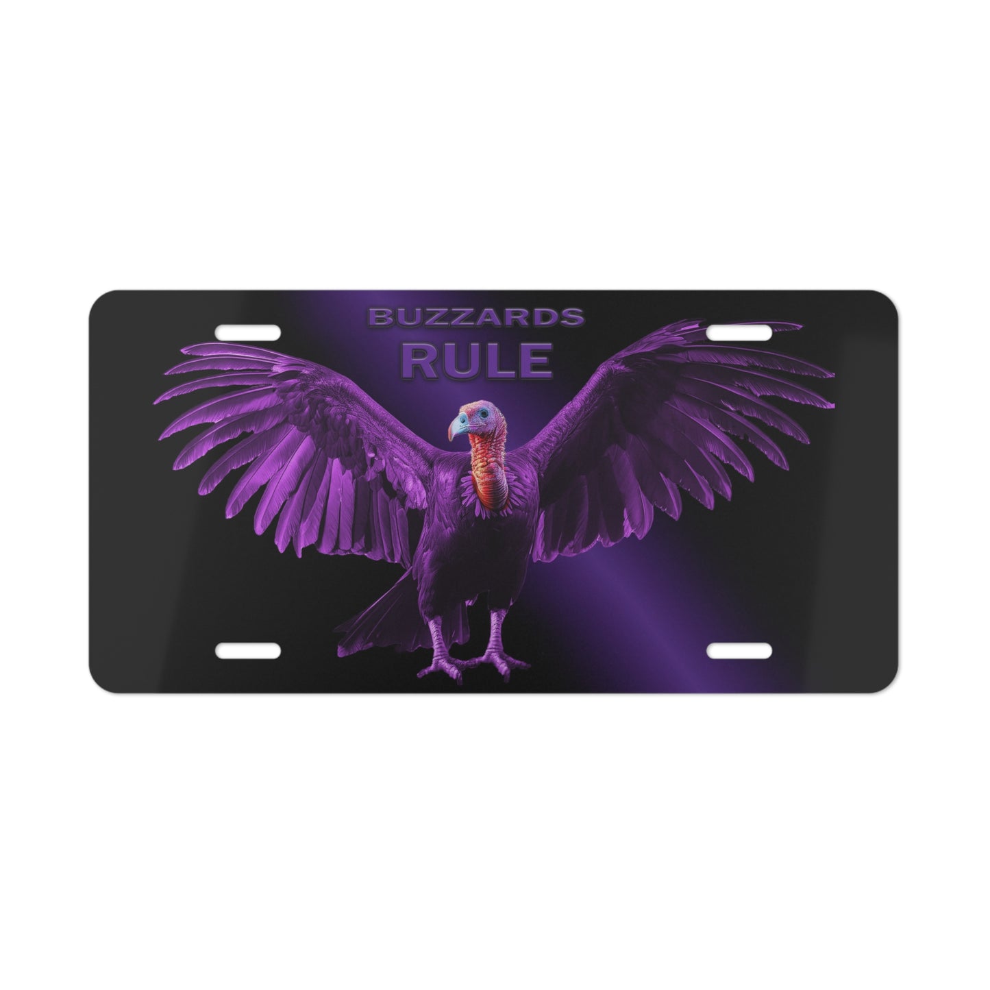 Air Force Squadron 510 Vanity License Plate – "Buzzards Rule"