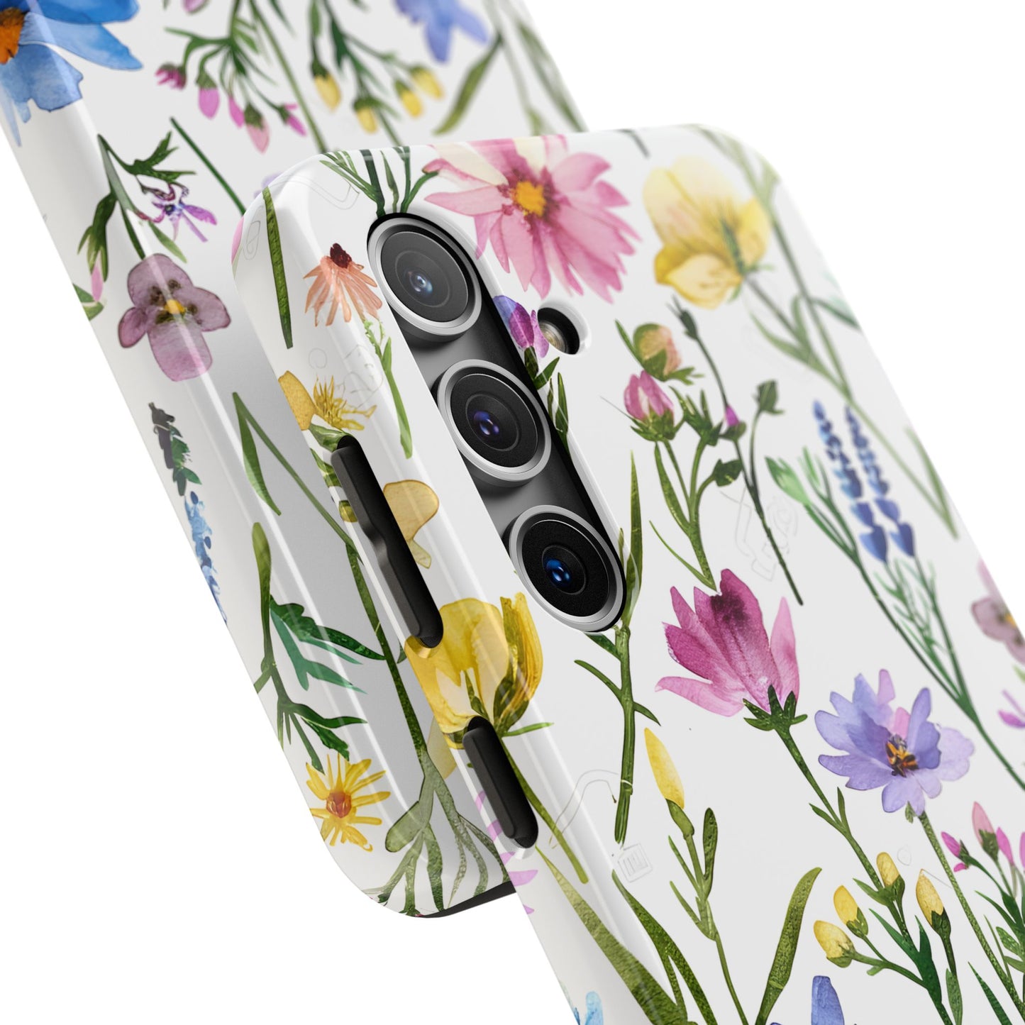 Floral Phone Case - Elegant Flower Print Cover for iPhone & Samsung, Botanical Phone Cover