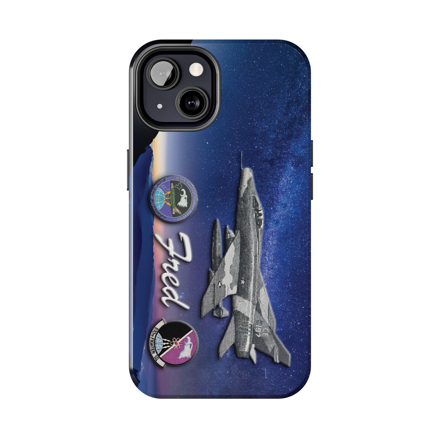 Air Force F100 Super Sabre Fighter Custom iPhone Case, Vietnam Era