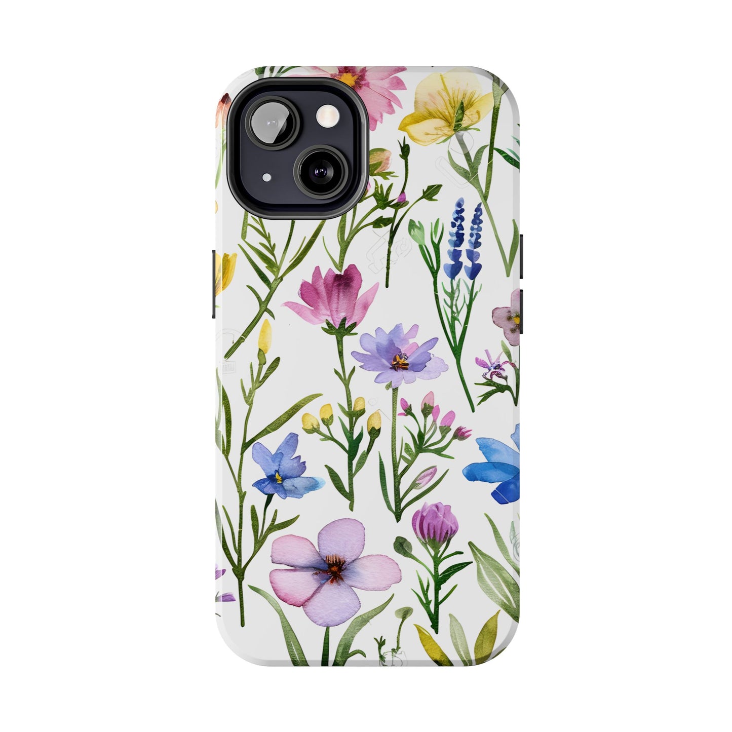 Floral Phone Case - Elegant Flower Print Cover for iPhone & Samsung, Botanical Phone Cover