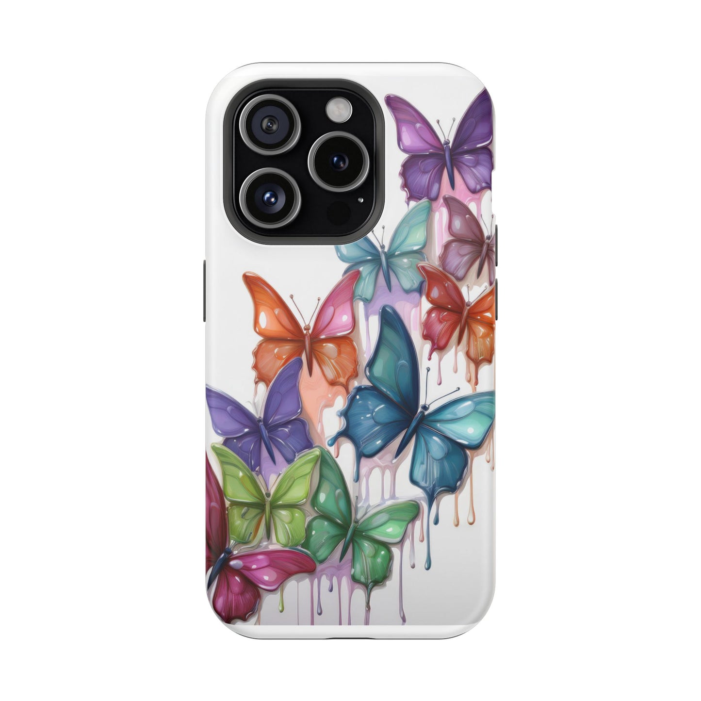 MagSafe Butterflies Phone Case, Top Trending iPhone Phone Case, Vibrant Phone Case
