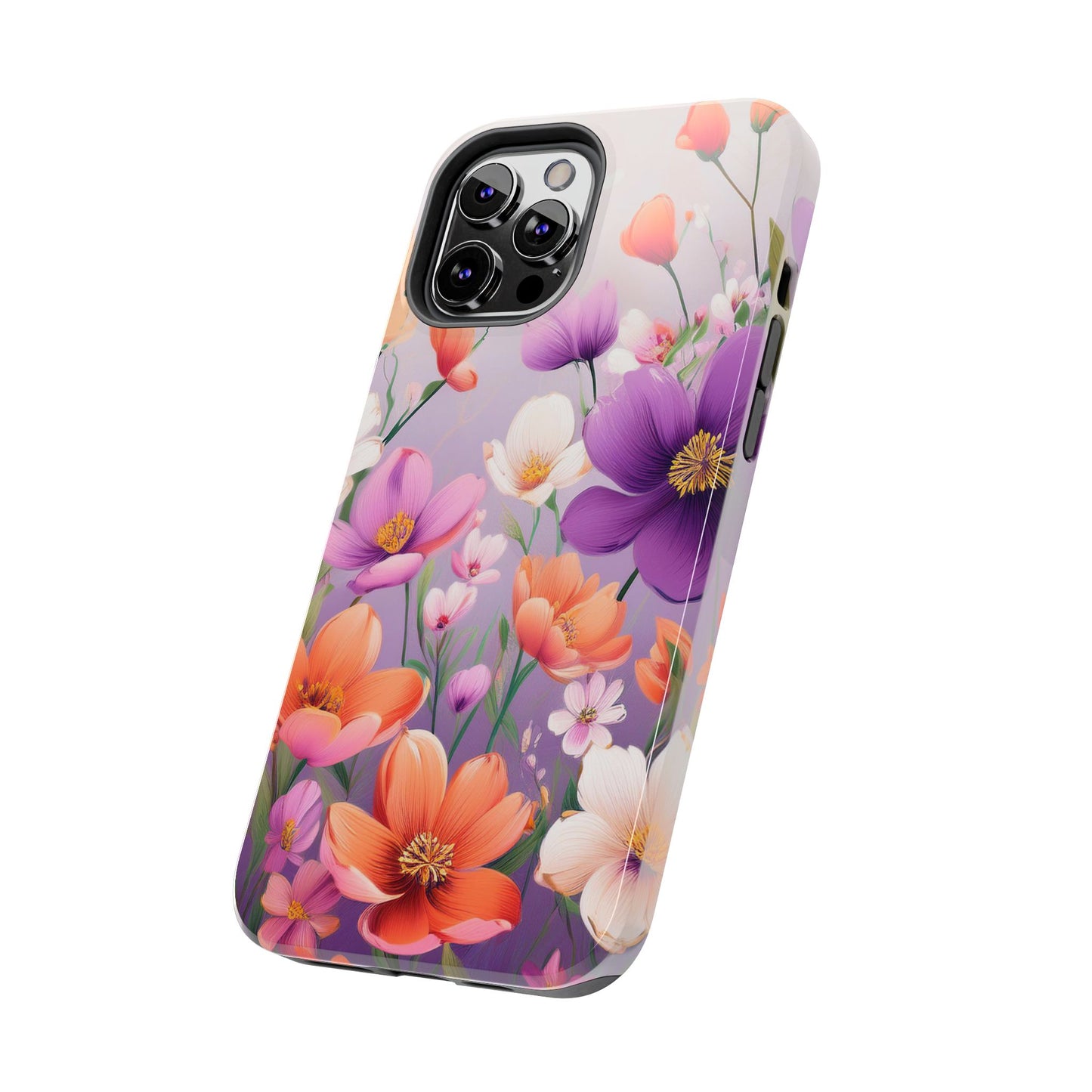 Floral Phone Case - Flower Print Cover for iPhone & Samsung, Flower Print