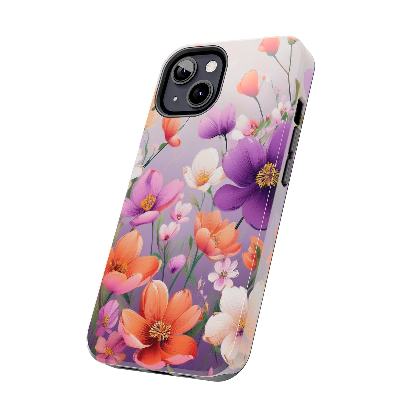 Floral Phone Case - Flower Print Cover for iPhone & Samsung, Flower Print