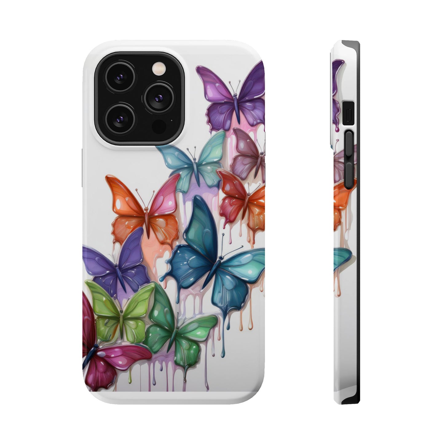 MagSafe Butterflies Phone Case, Top Trending iPhone Phone Case, Vibrant Phone Case