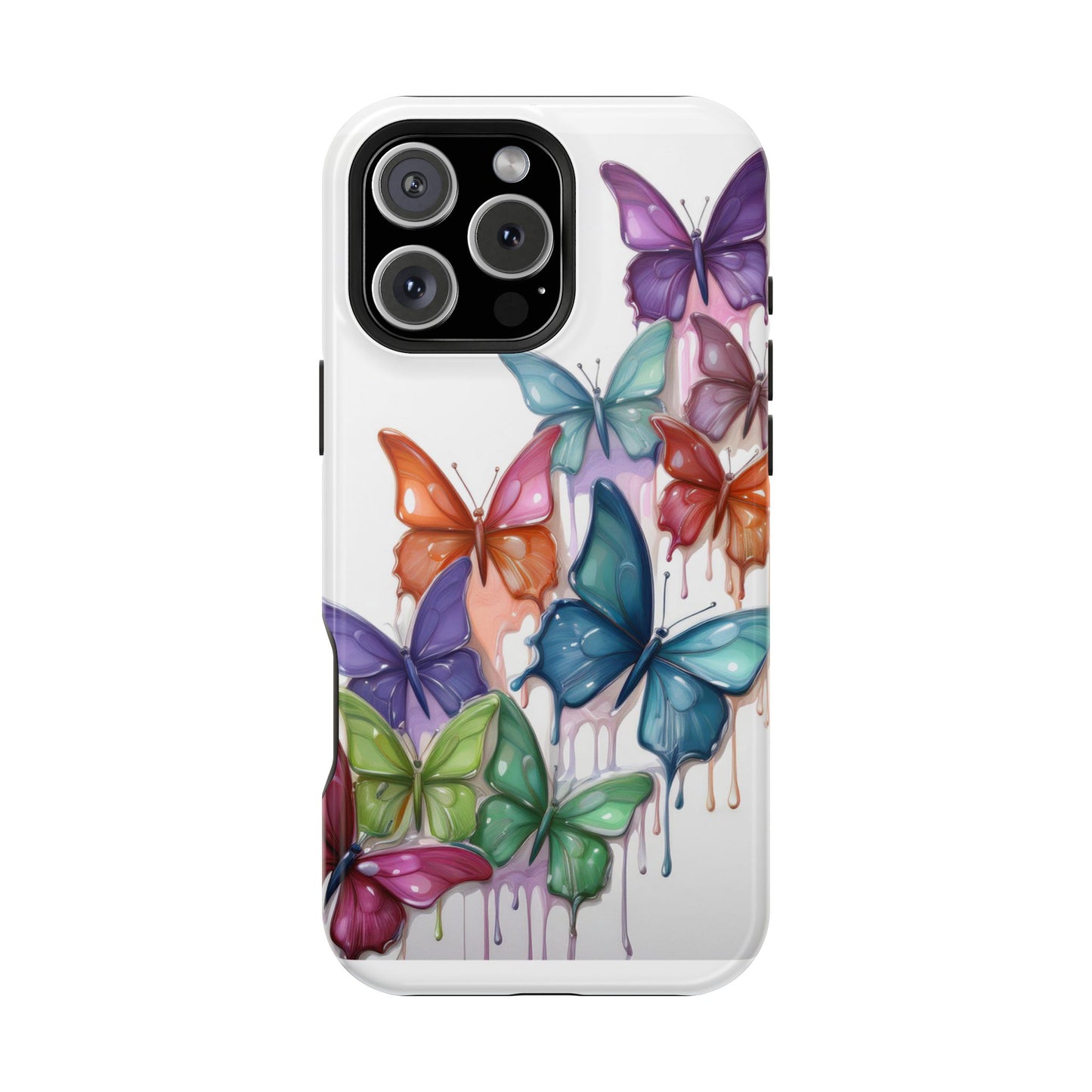 MagSafe Butterflies Phone Case, Top Trending iPhone Phone Case, Vibrant Phone Case