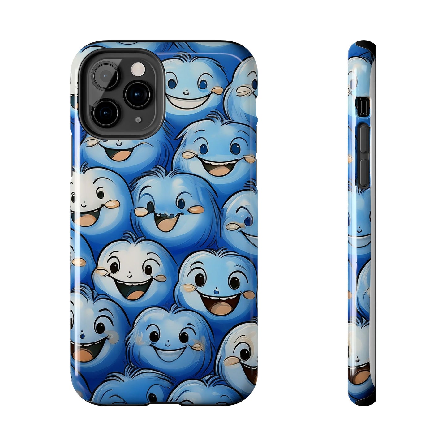 Funny Smiley Face Tough Phone Case, iPhone Samsung Phone Cover
