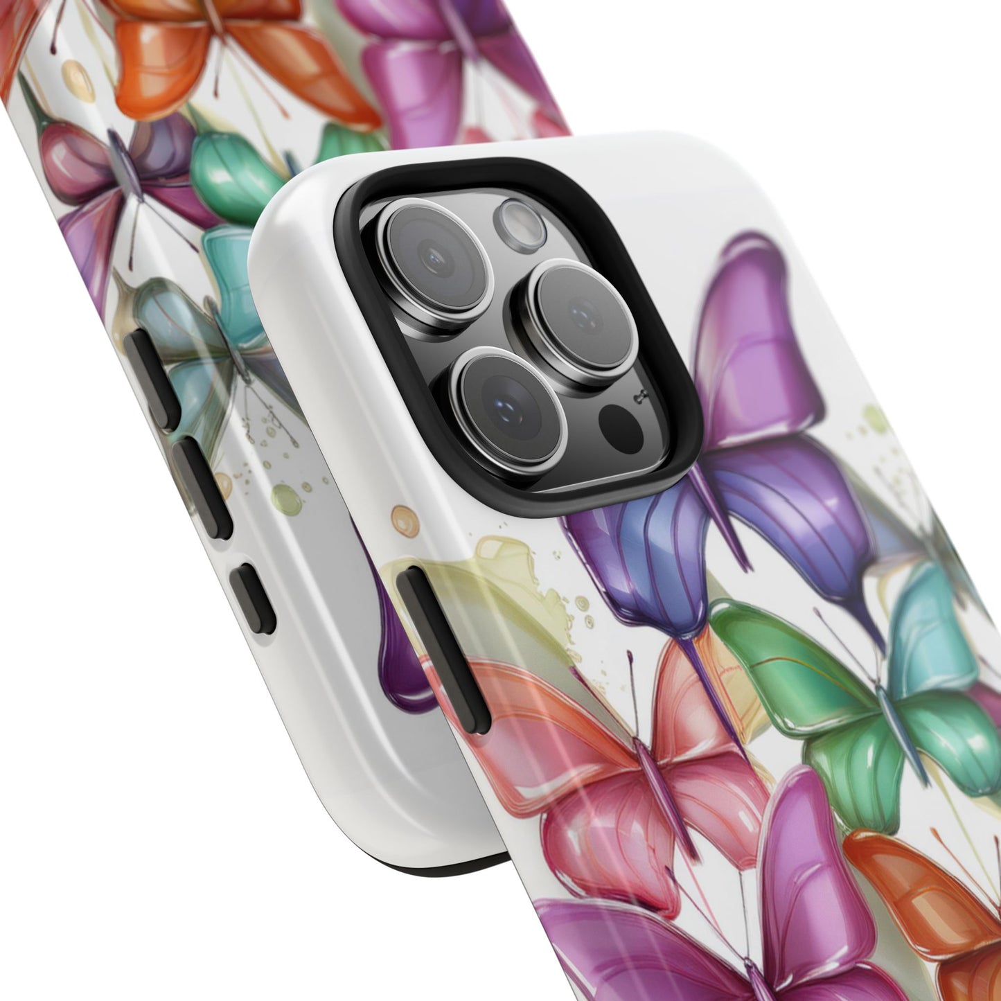 Multi-Colored Butterflies Cell Phone Case, Butterfly iPhone Case, Samsung Phone Case