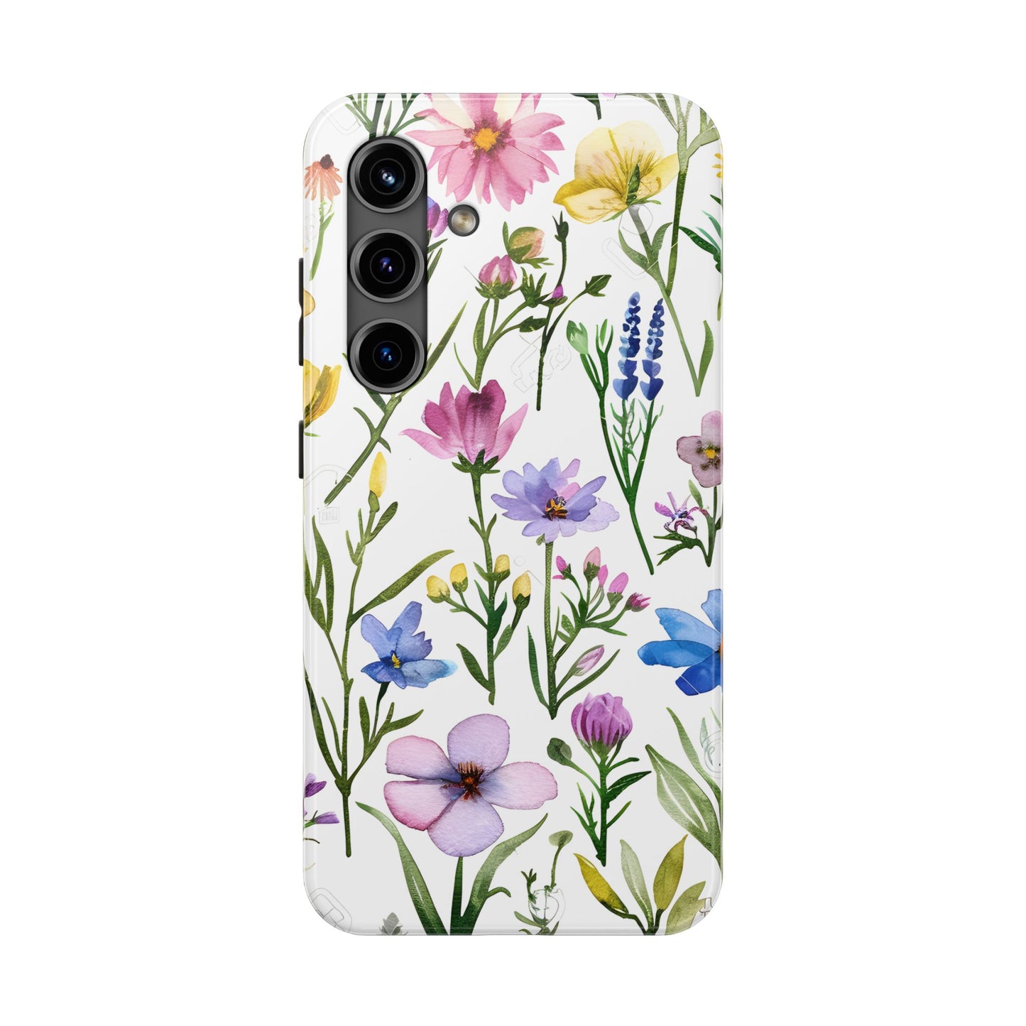 Floral Phone Case - Elegant Flower Print Cover for iPhone & Samsung, Botanical Phone Cover