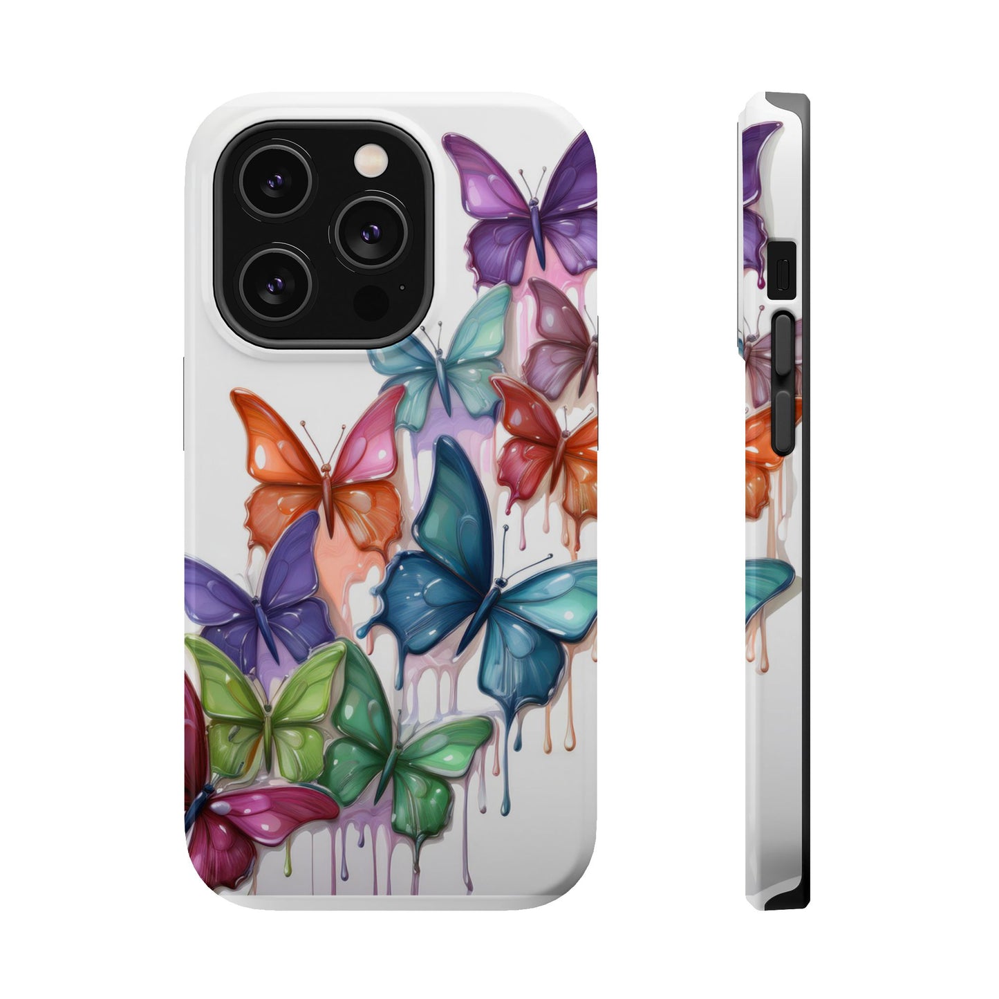 MagSafe Butterflies Phone Case, Top Trending iPhone Phone Case, Vibrant Phone Case