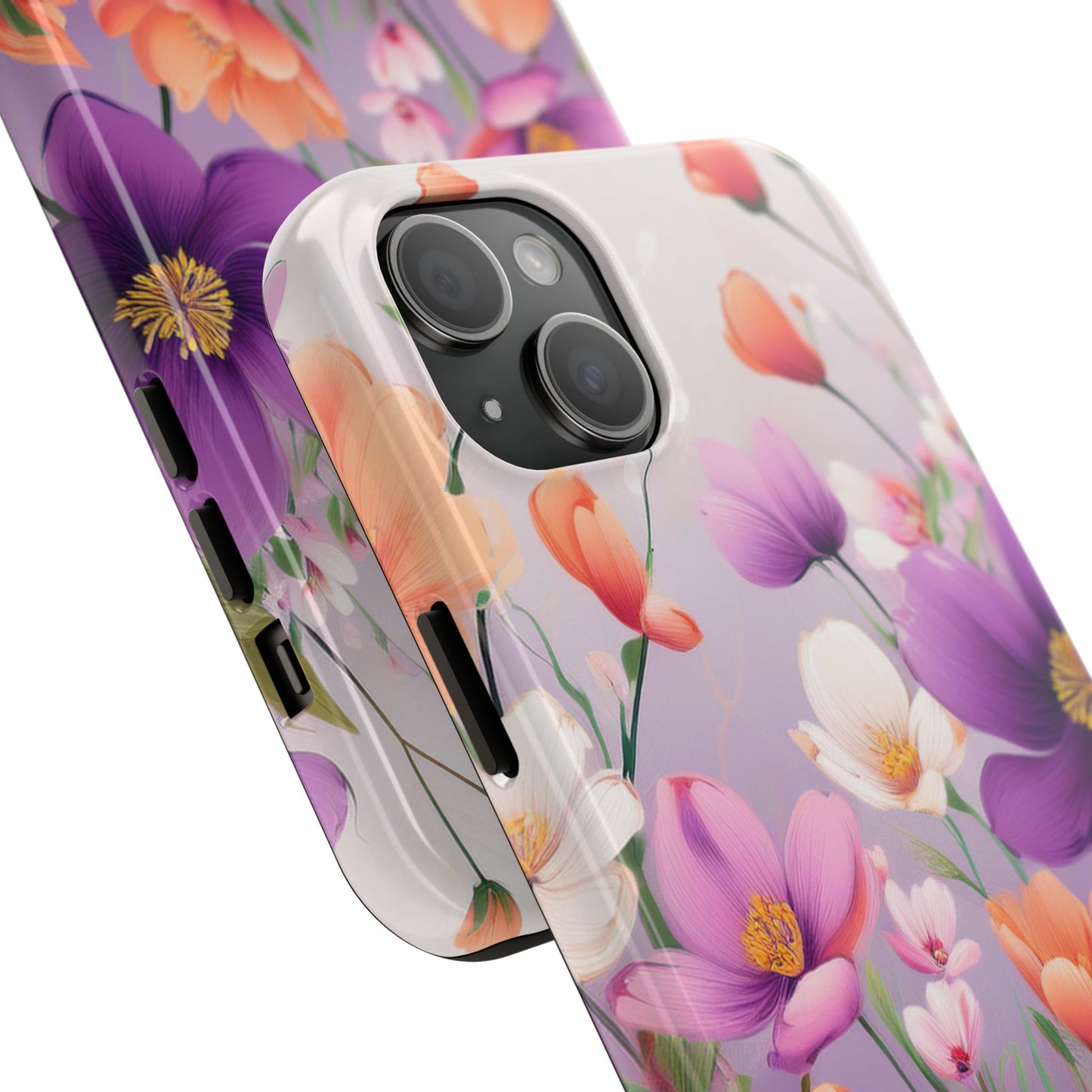 Floral Phone Case - Flower Print Cover for iPhone & Samsung, Flower Print