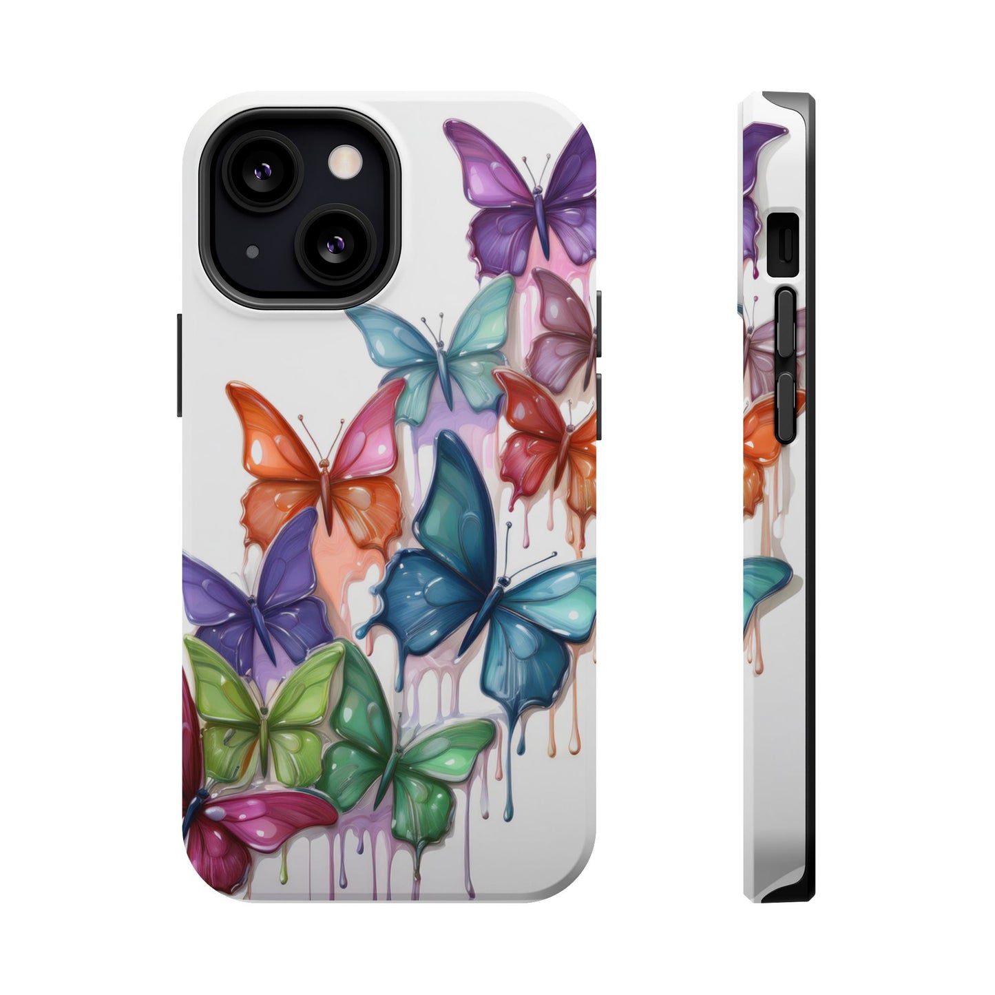 MagSafe Butterflies Phone Case, Top Trending iPhone Phone Case, Vibrant Phone Case