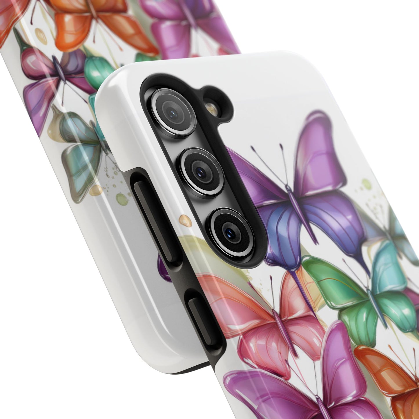 Multi-Colored Butterflies Cell Phone Case, Butterfly iPhone Case, Samsung Phone Case