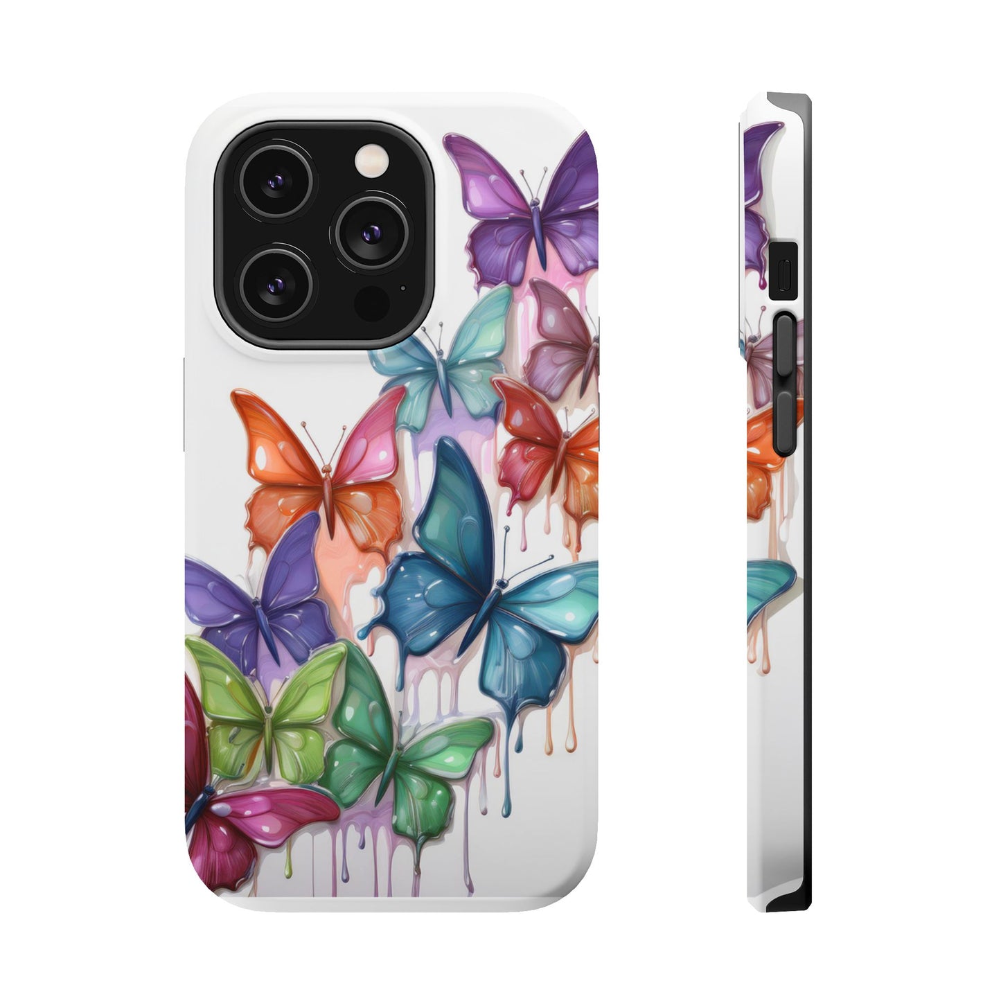 MagSafe Butterflies Phone Case, Top Trending iPhone Phone Case, Vibrant Phone Case