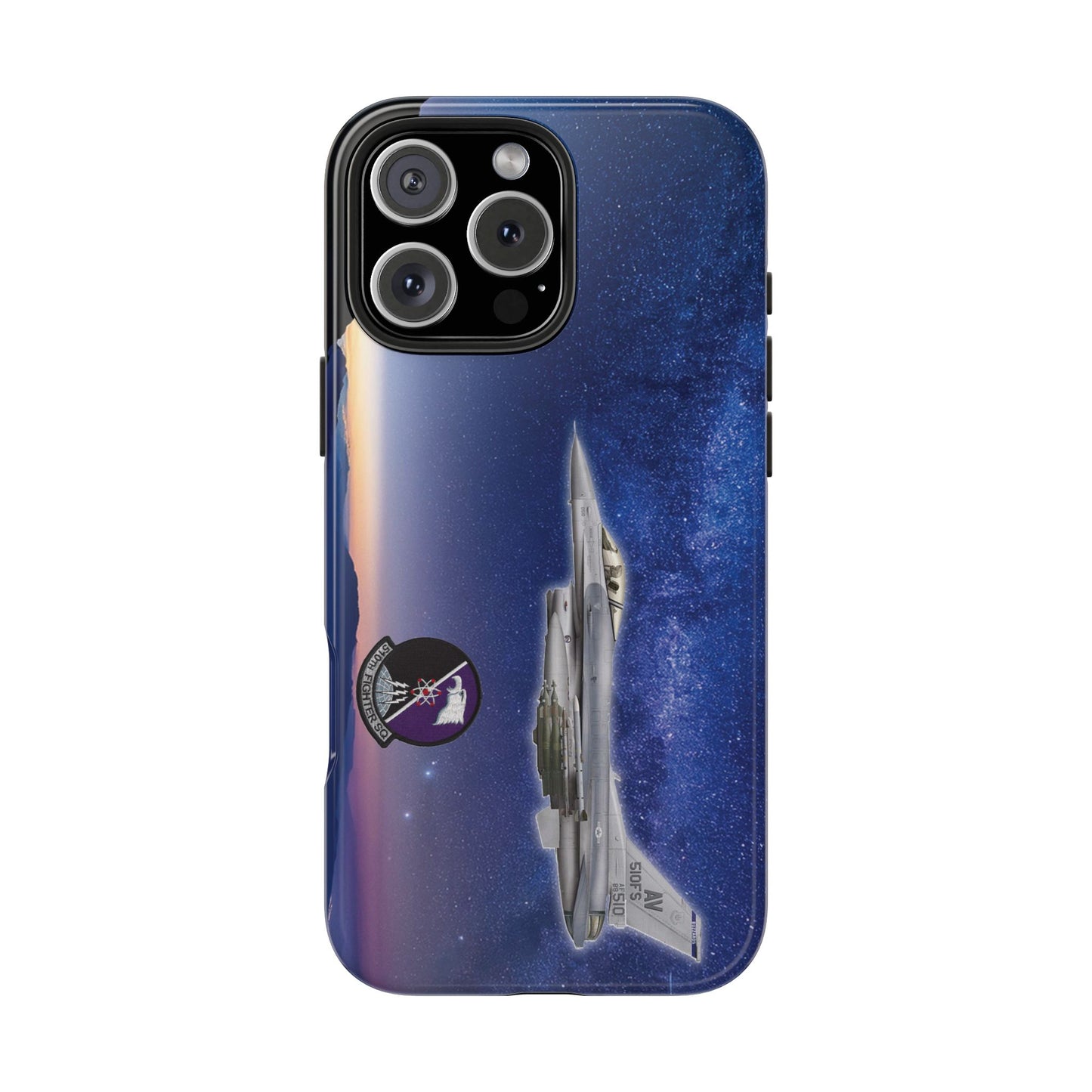 Air Force Squadron 510 iPhone Cell Phone Case, F16 Phone Case, Air Force 510th Patch