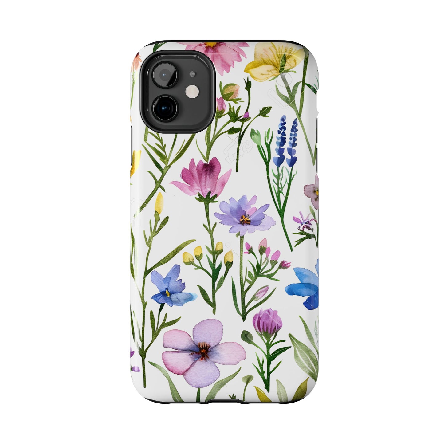 Floral Phone Case - Elegant Flower Print Cover for iPhone & Samsung, Botanical Phone Cover