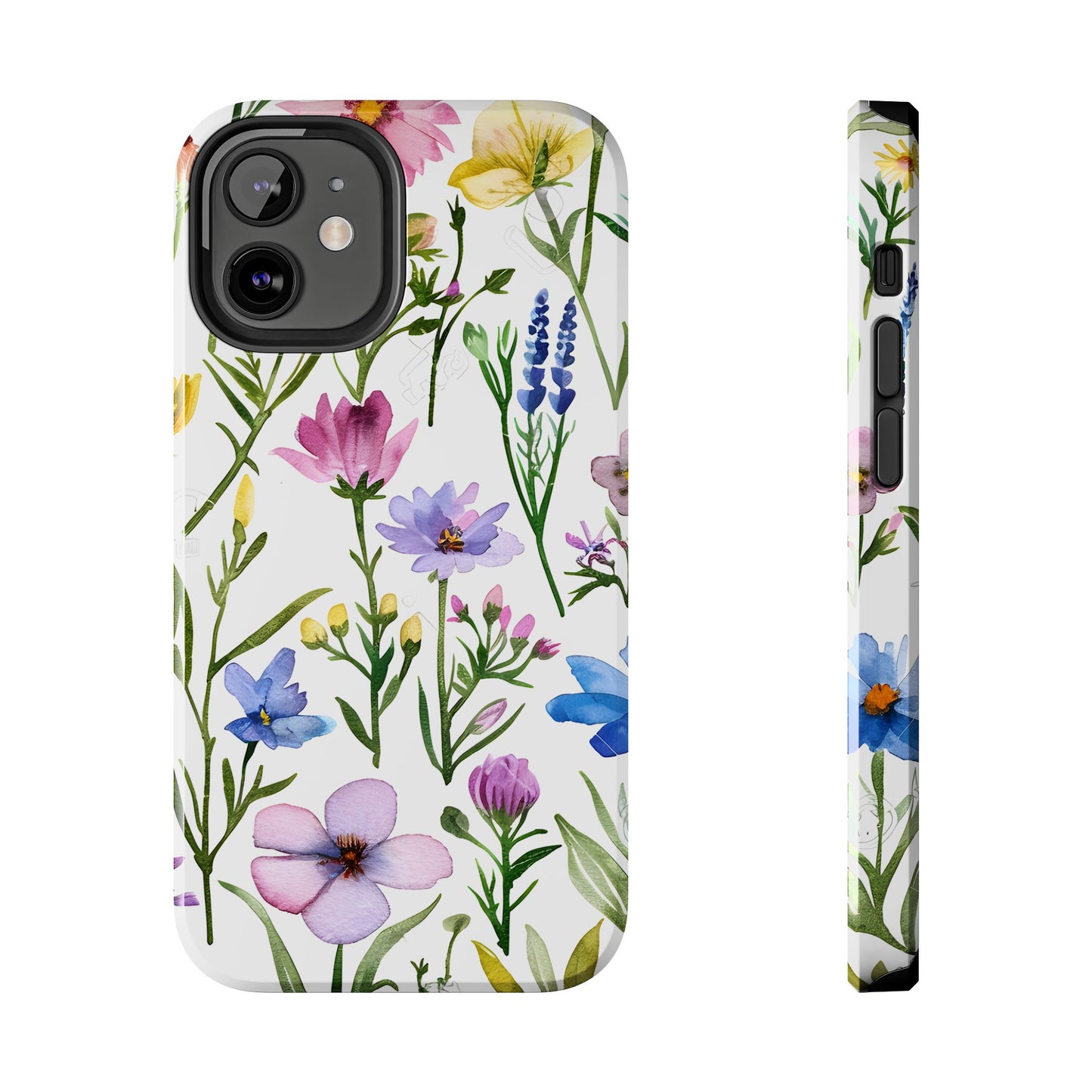 Floral Phone Case - Elegant Flower Print Cover for iPhone & Samsung, Botanical Phone Cover