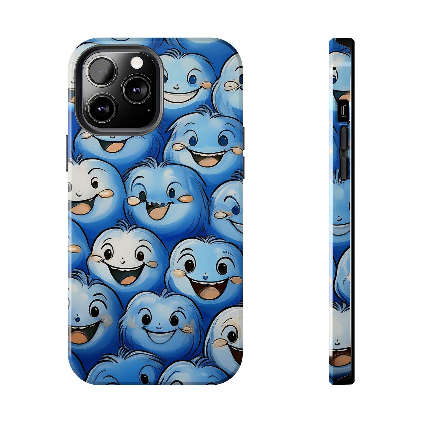 Funny Smiley Face Tough Phone Case, iPhone Samsung Phone Cover