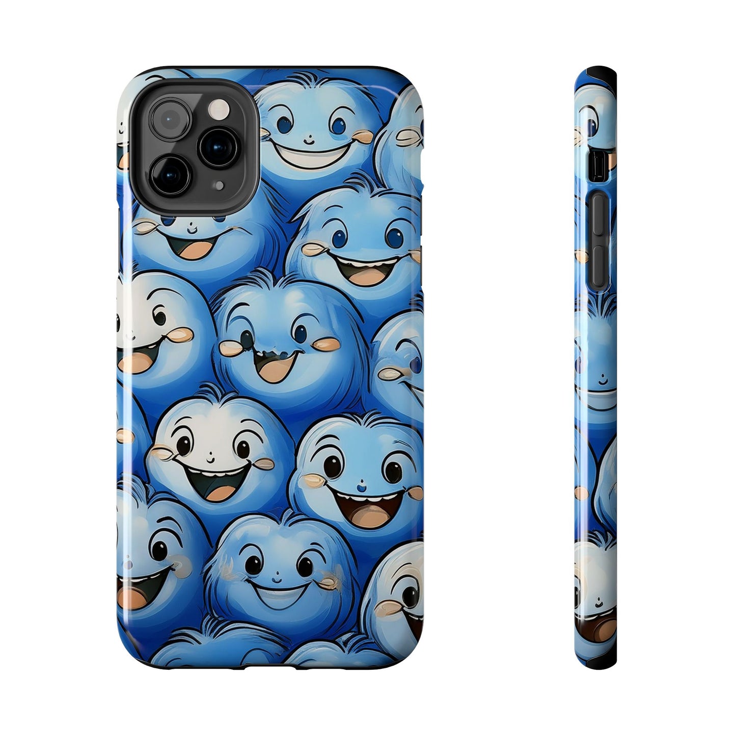 Funny Smiley Face Tough Phone Case, iPhone Samsung Phone Cover