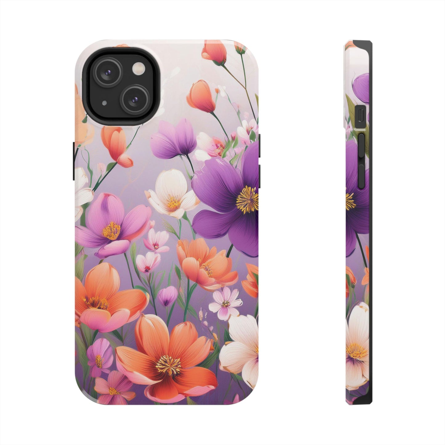 Floral Phone Case - Flower Print Cover for iPhone & Samsung, Flower Print