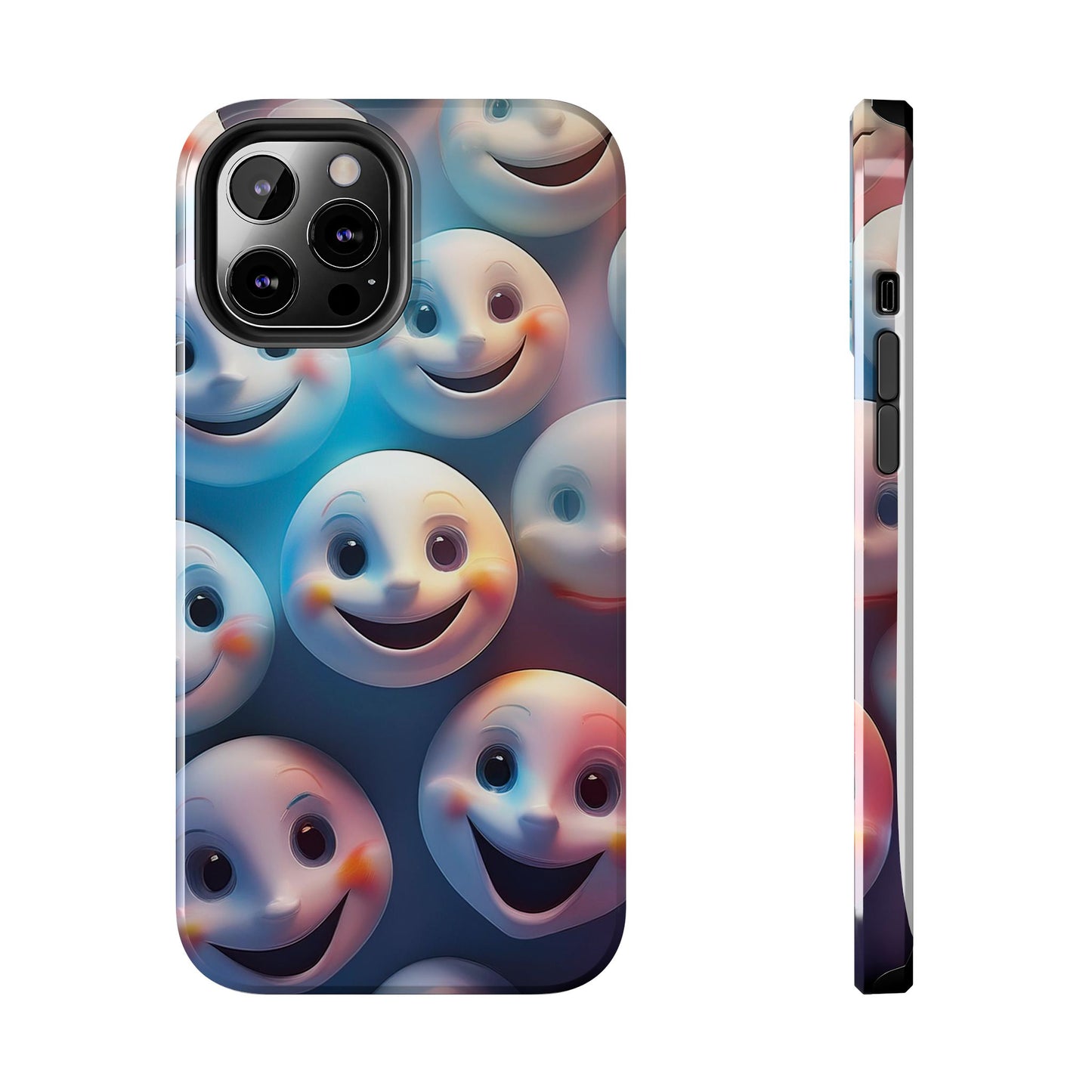 Funny Smiley Face Tough Phone Case, iPhone Samsung Phone Cover