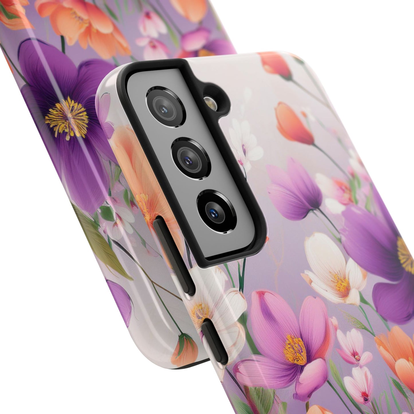 Floral Phone Case - Flower Print Cover for iPhone & Samsung, Flower Print
