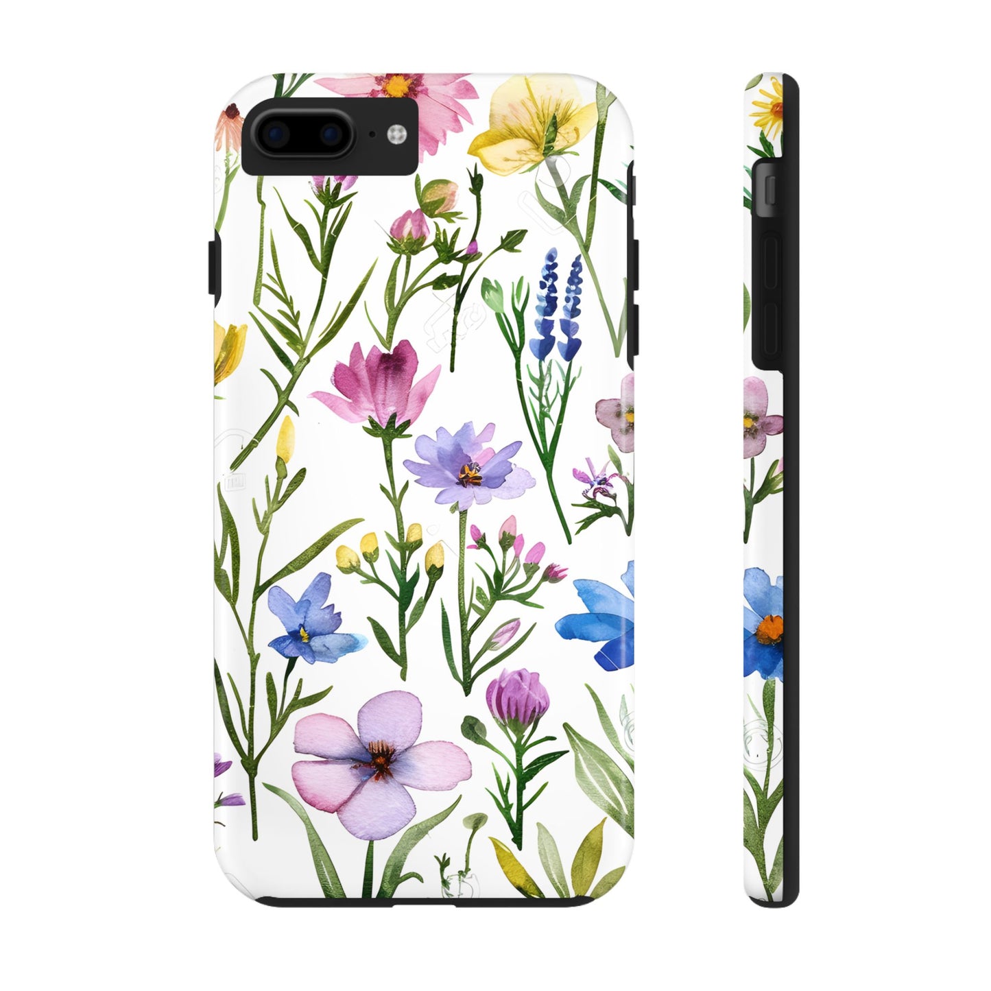 Floral Phone Case - Elegant Flower Print Cover for iPhone & Samsung, Botanical Phone Cover