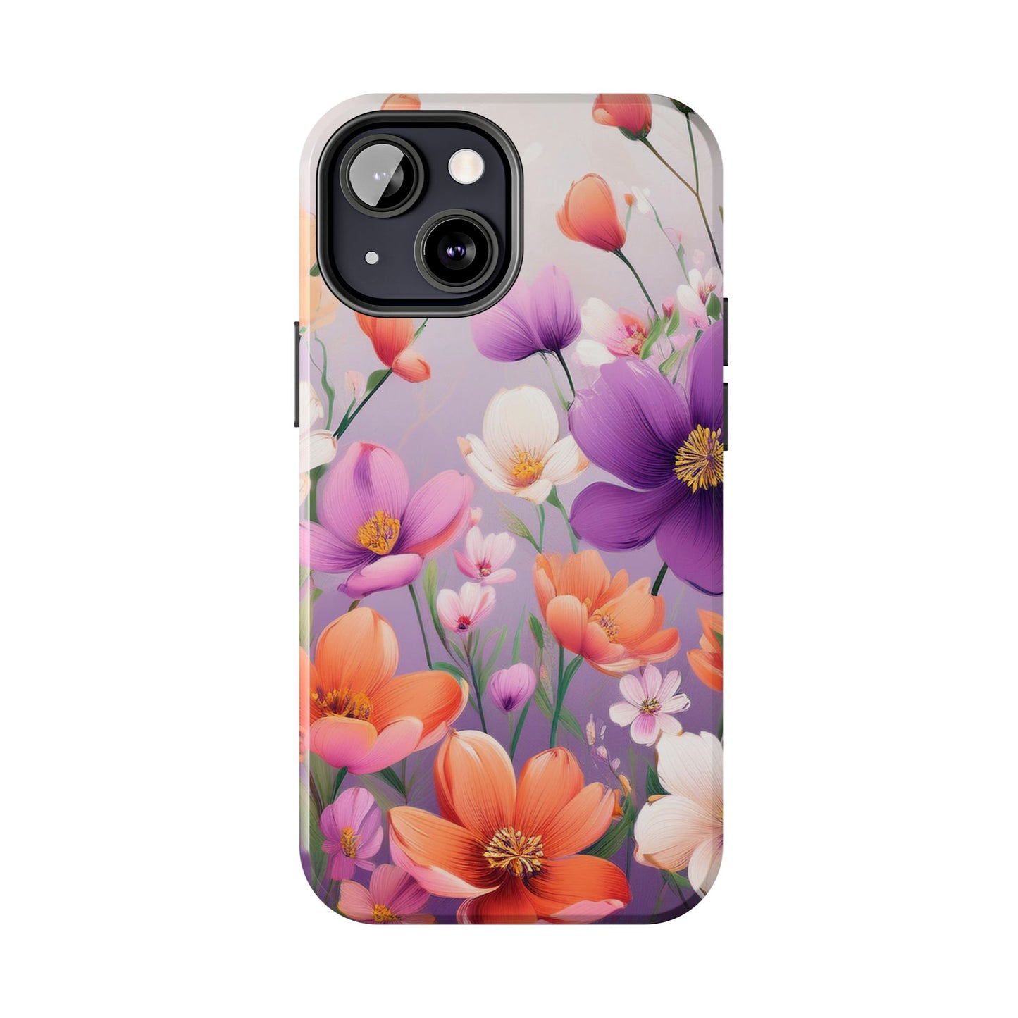 Floral Phone Case - Flower Print Cover for iPhone & Samsung, Flower Print