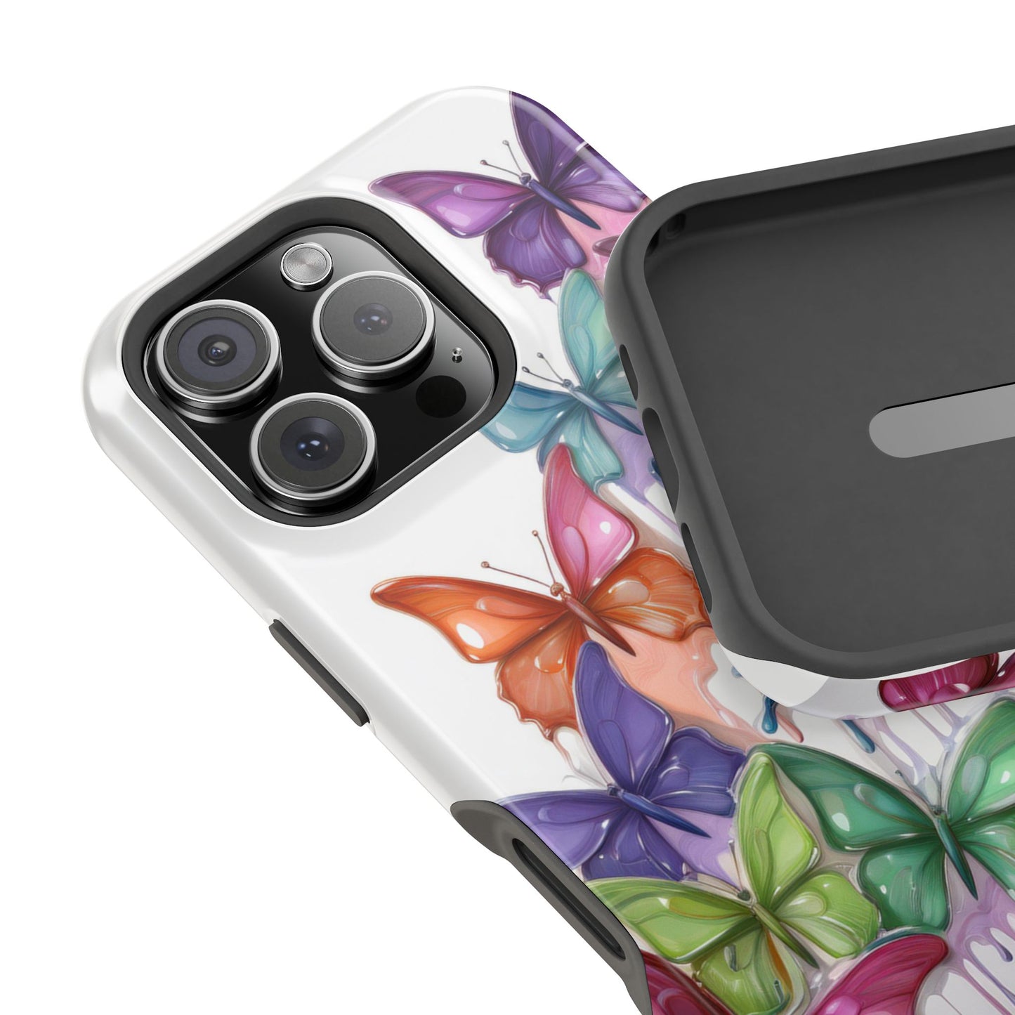 MagSafe Butterflies Phone Case, Top Trending iPhone Phone Case, Vibrant Phone Case