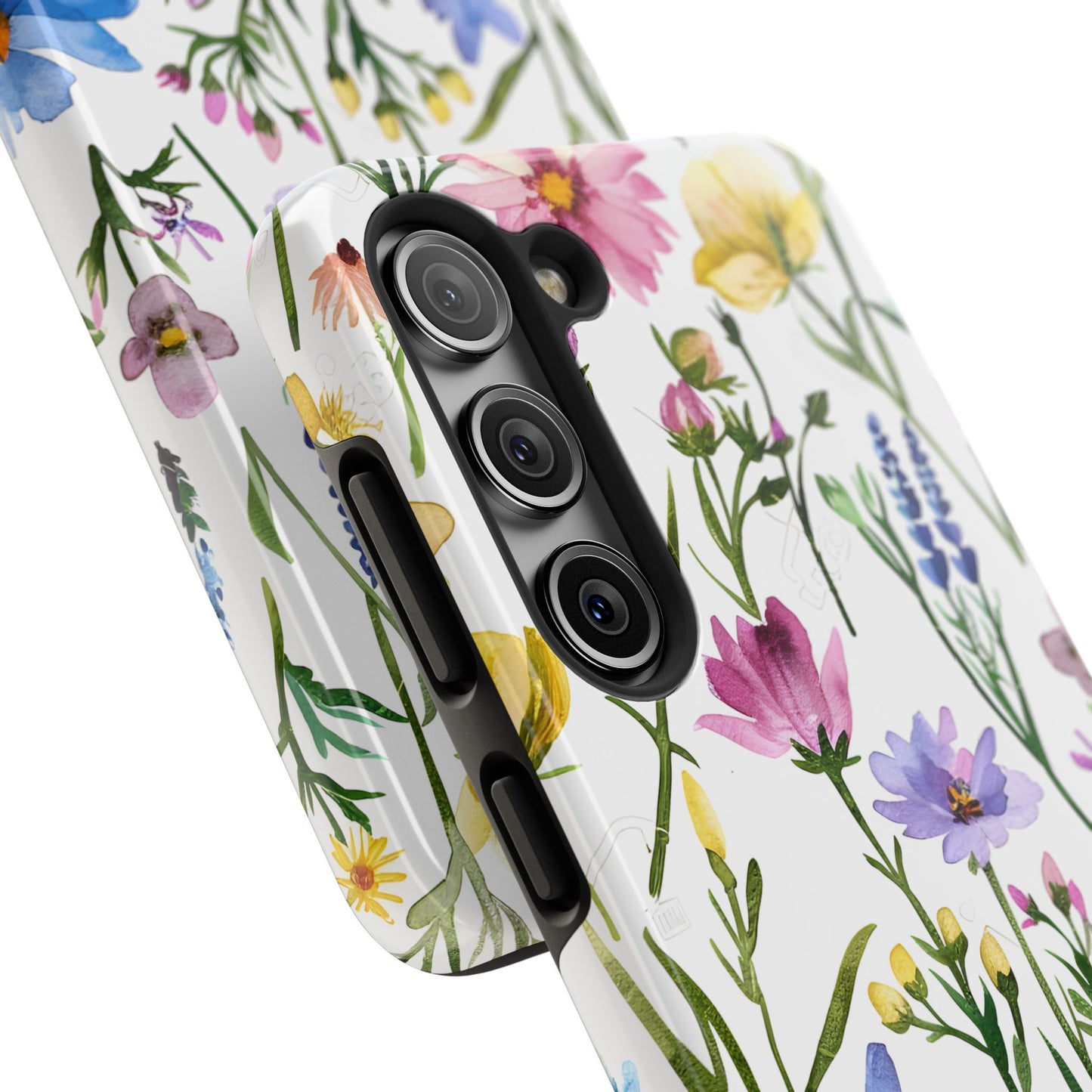 Floral Phone Case - Elegant Flower Print Cover for iPhone & Samsung, Botanical Phone Cover