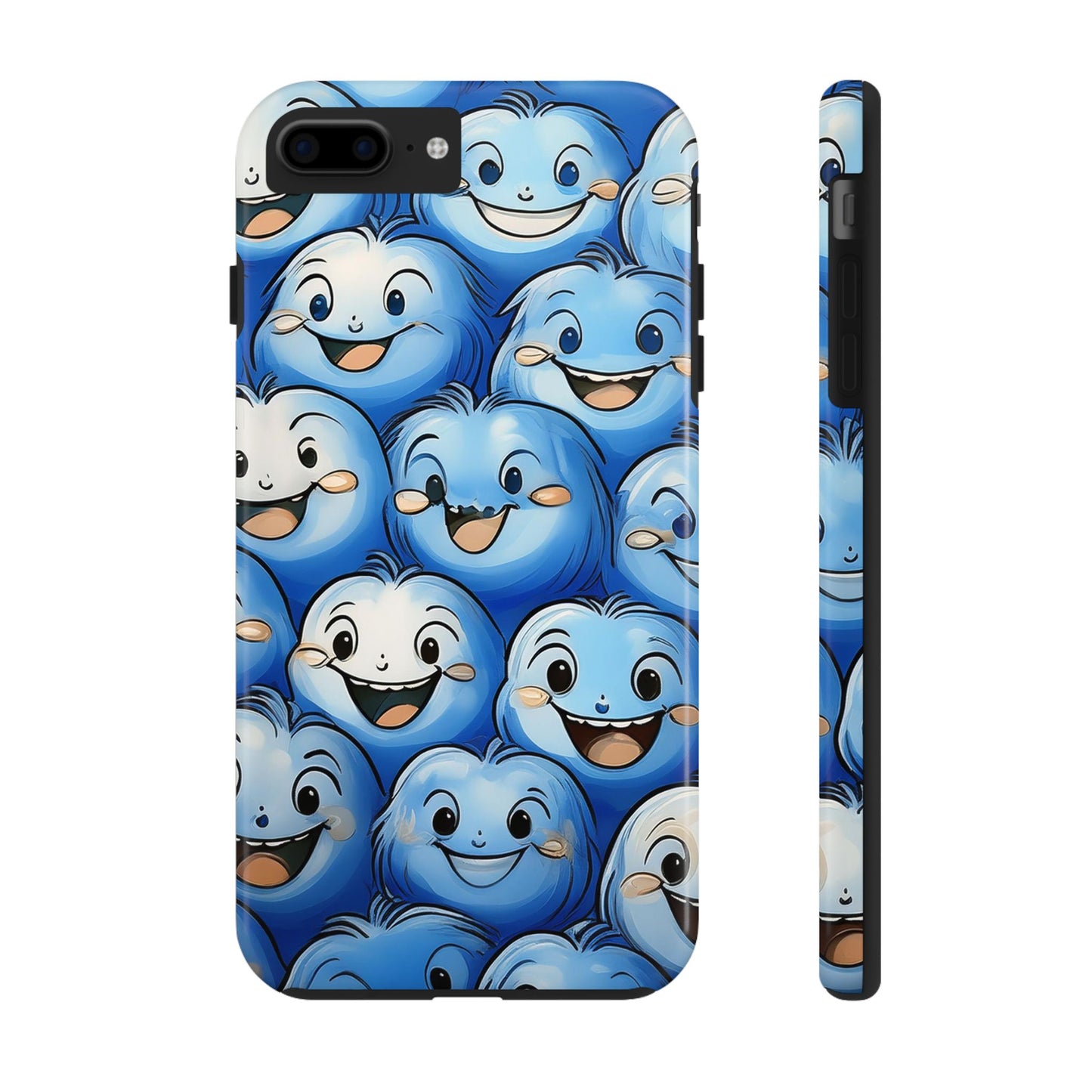 Funny Smiley Face Tough Phone Case, iPhone Samsung Phone Cover
