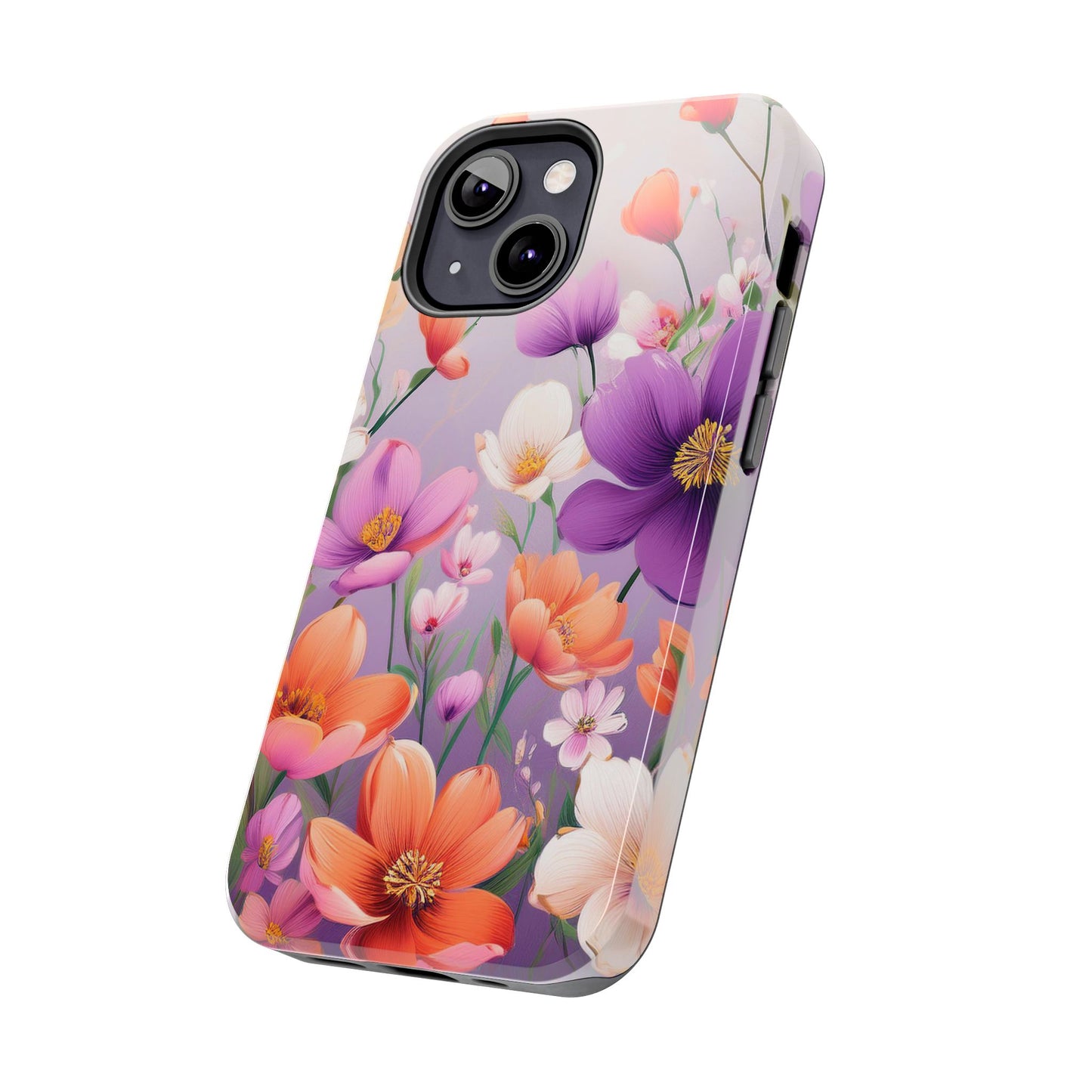 Floral Phone Case - Flower Print Cover for iPhone & Samsung, Flower Print