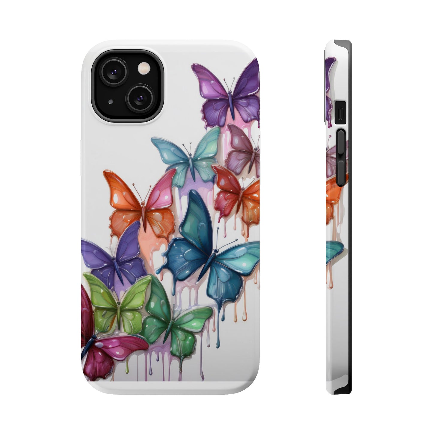 MagSafe Butterflies Phone Case, Top Trending iPhone Phone Case, Vibrant Phone Case