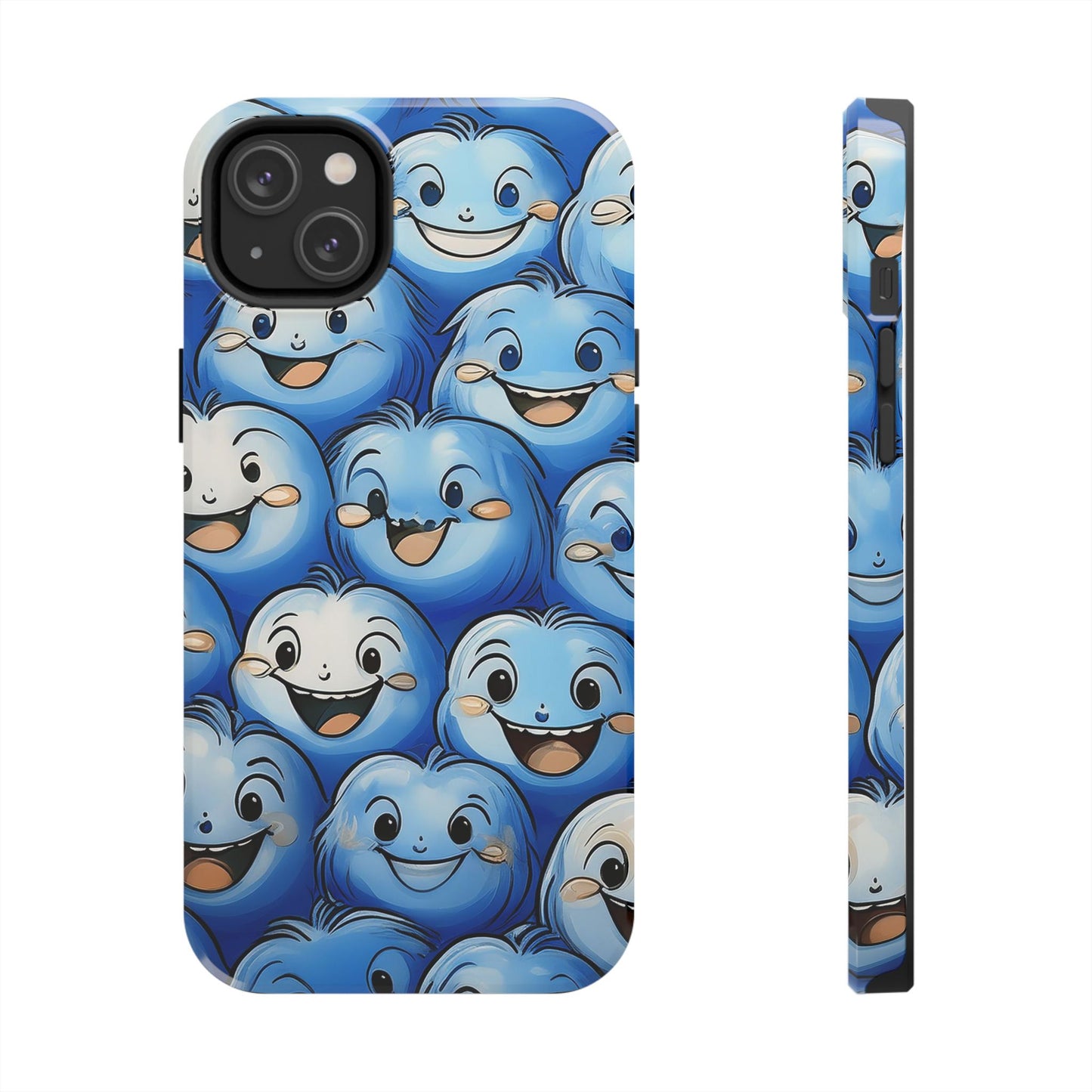 Funny Smiley Face Tough Phone Case, iPhone Samsung Phone Cover