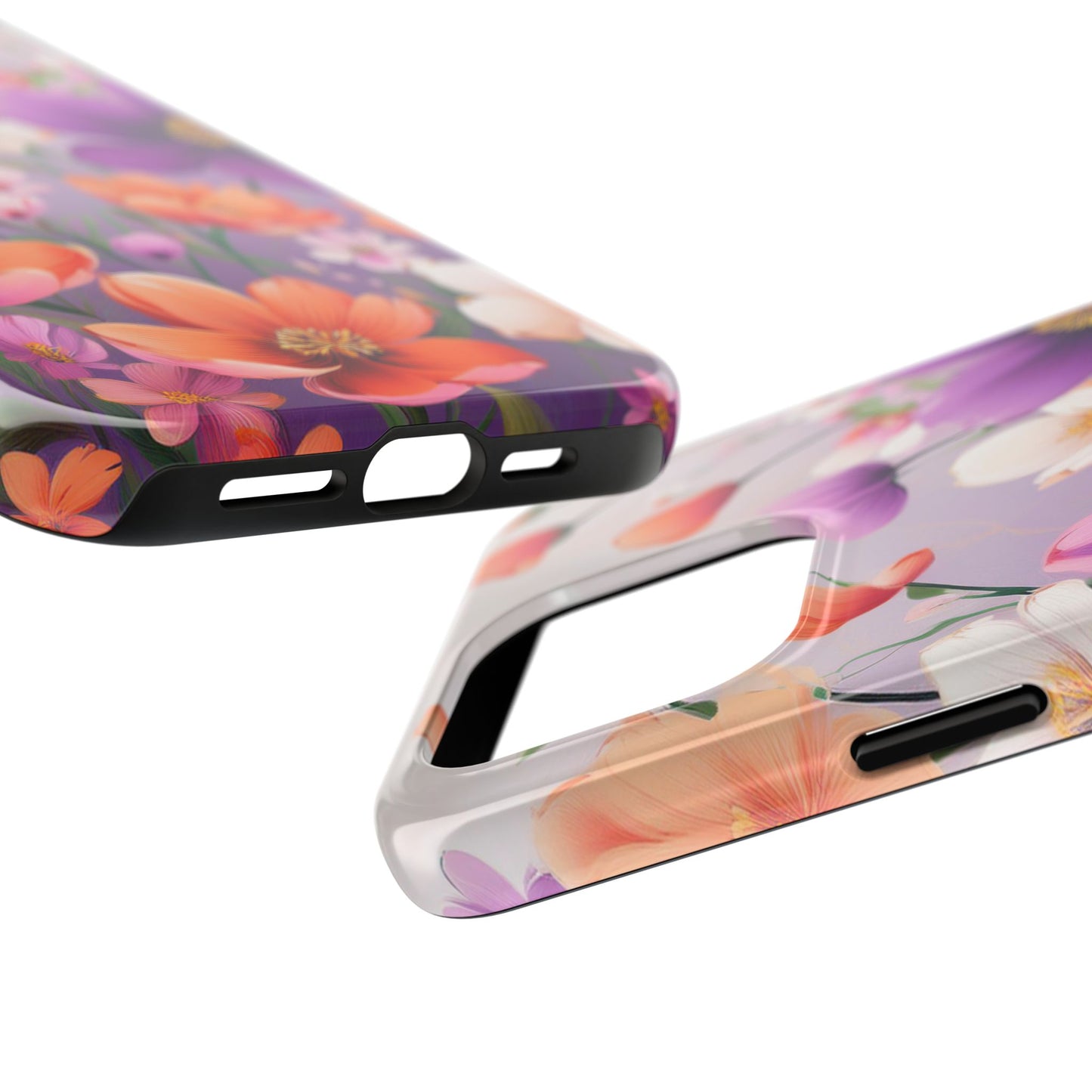 Floral Phone Case - Flower Print Cover for iPhone & Samsung, Flower Print