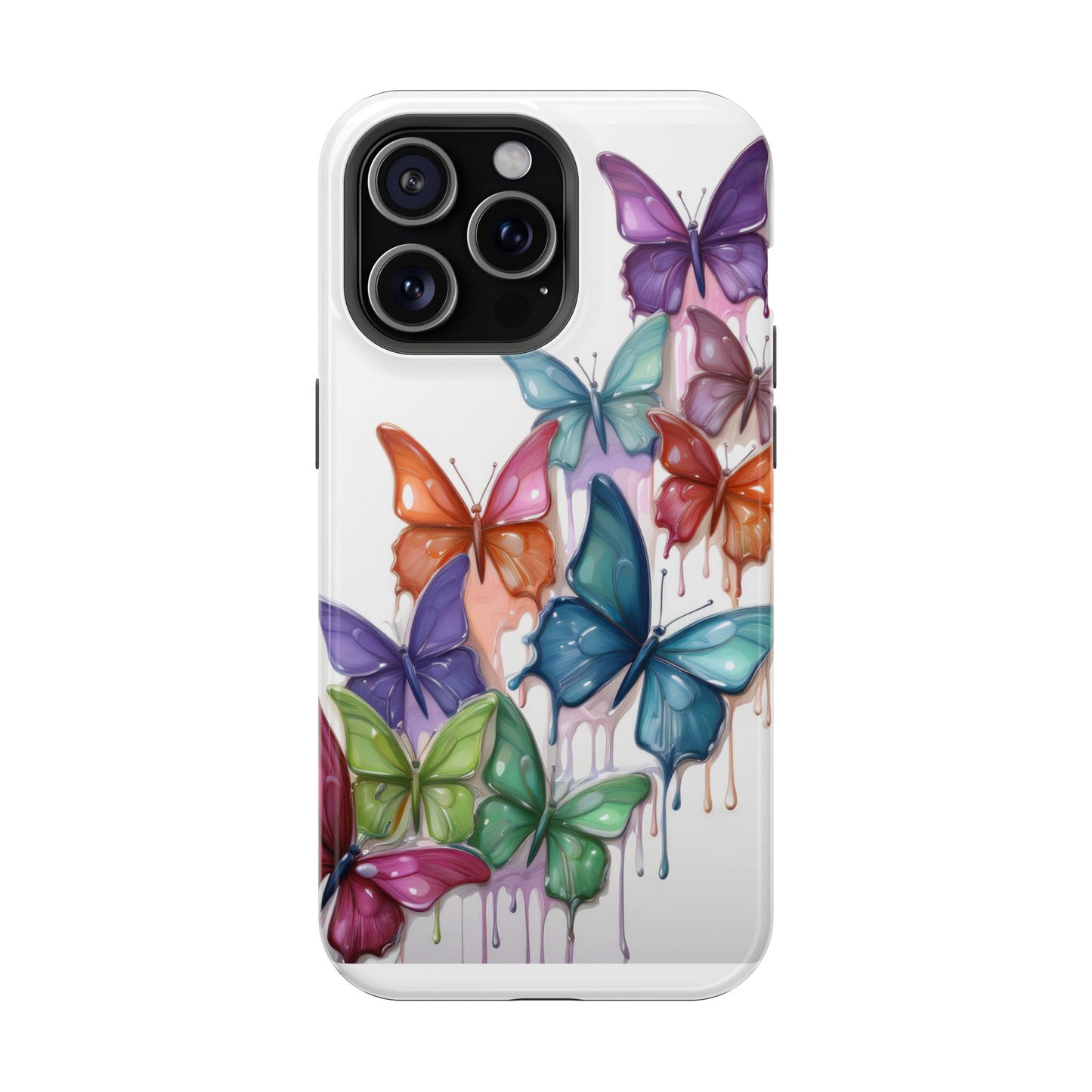 MagSafe Butterflies Phone Case, Top Trending iPhone Phone Case, Vibrant Phone Case