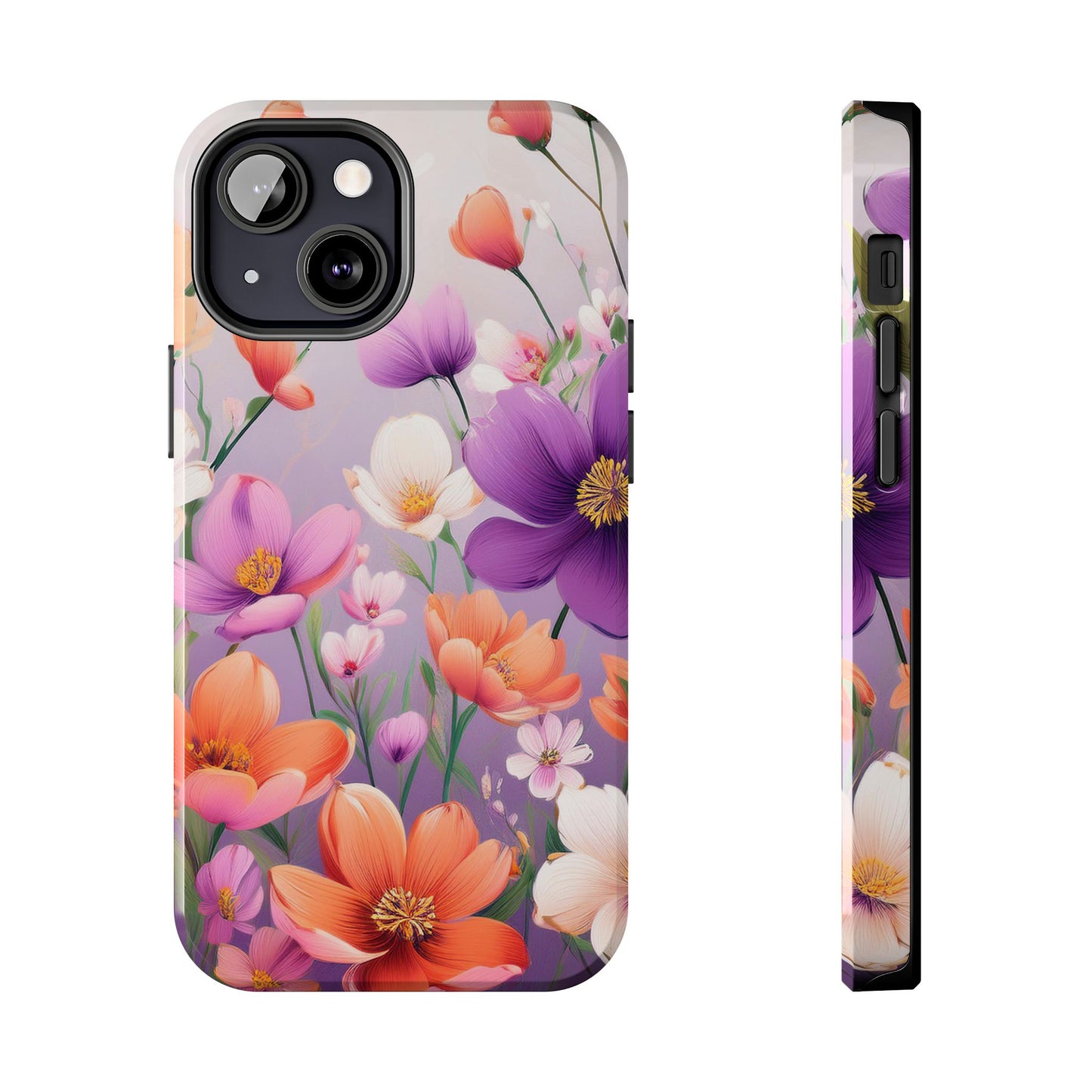 Floral Phone Case - Flower Print Cover for iPhone & Samsung, Flower Print