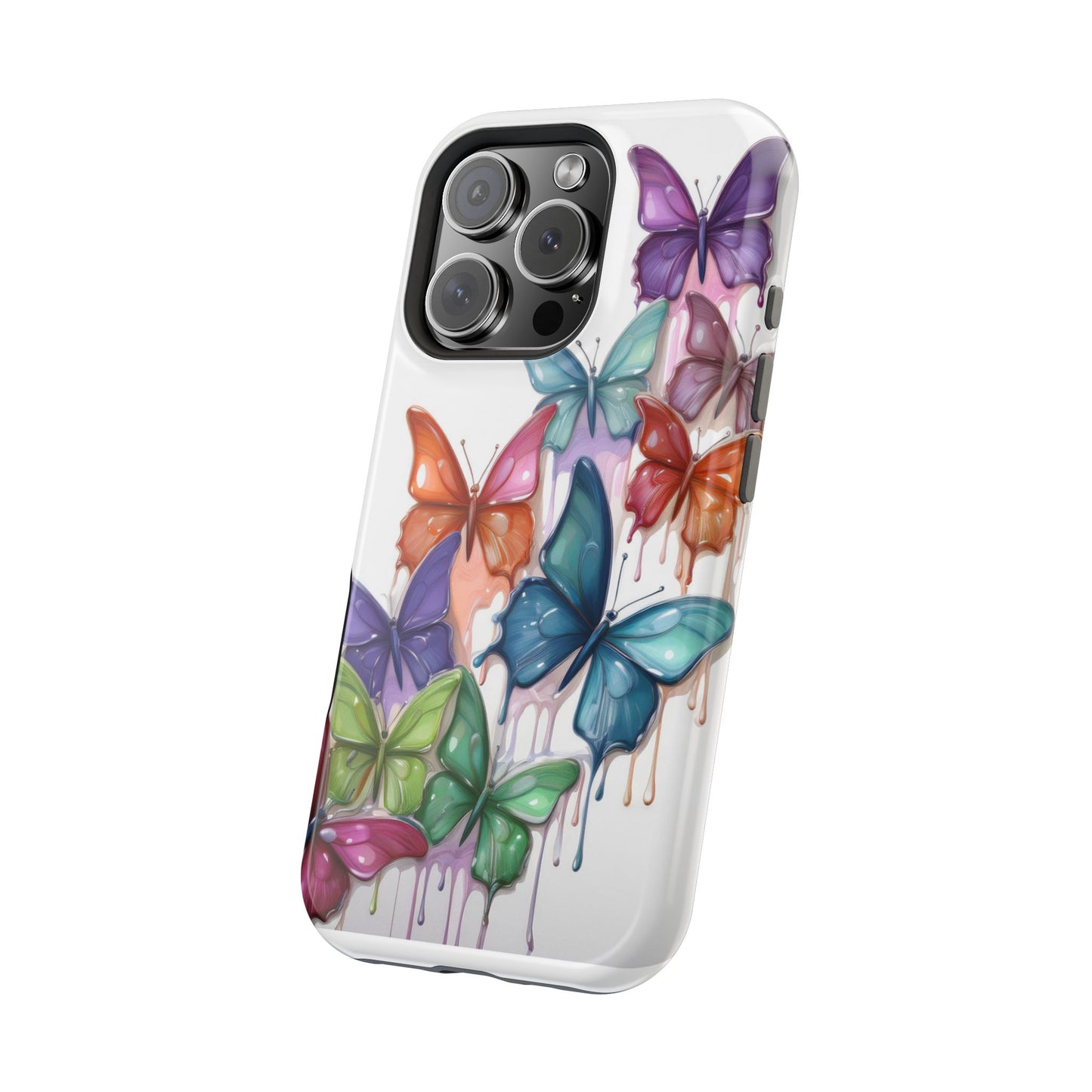 MagSafe Butterflies Phone Case, Top Trending iPhone Phone Case, Vibrant Phone Case