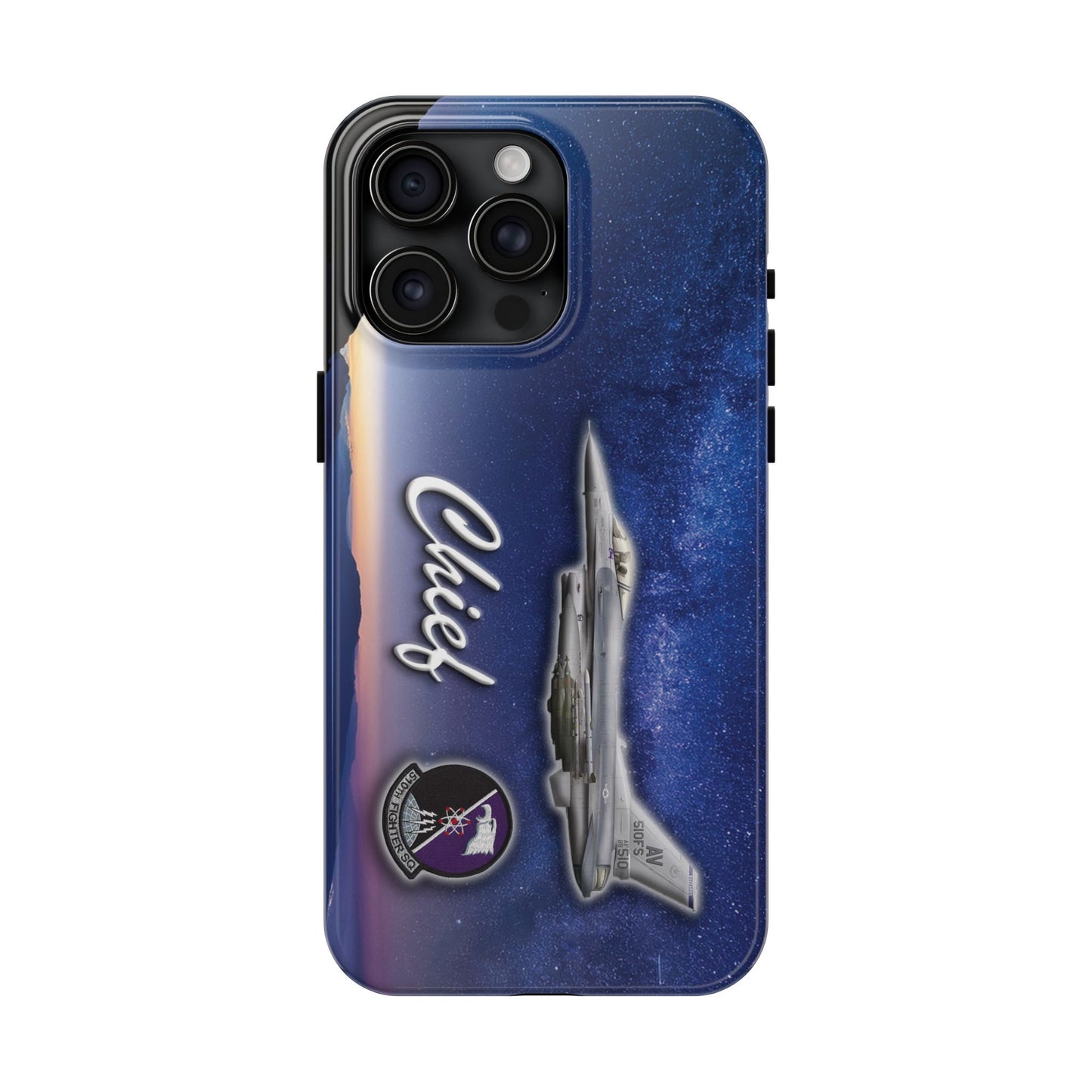 Air Force Squadron 510 Personalized iPhone Cell Phone Case, F16 Phone Case, Air Force 510th
