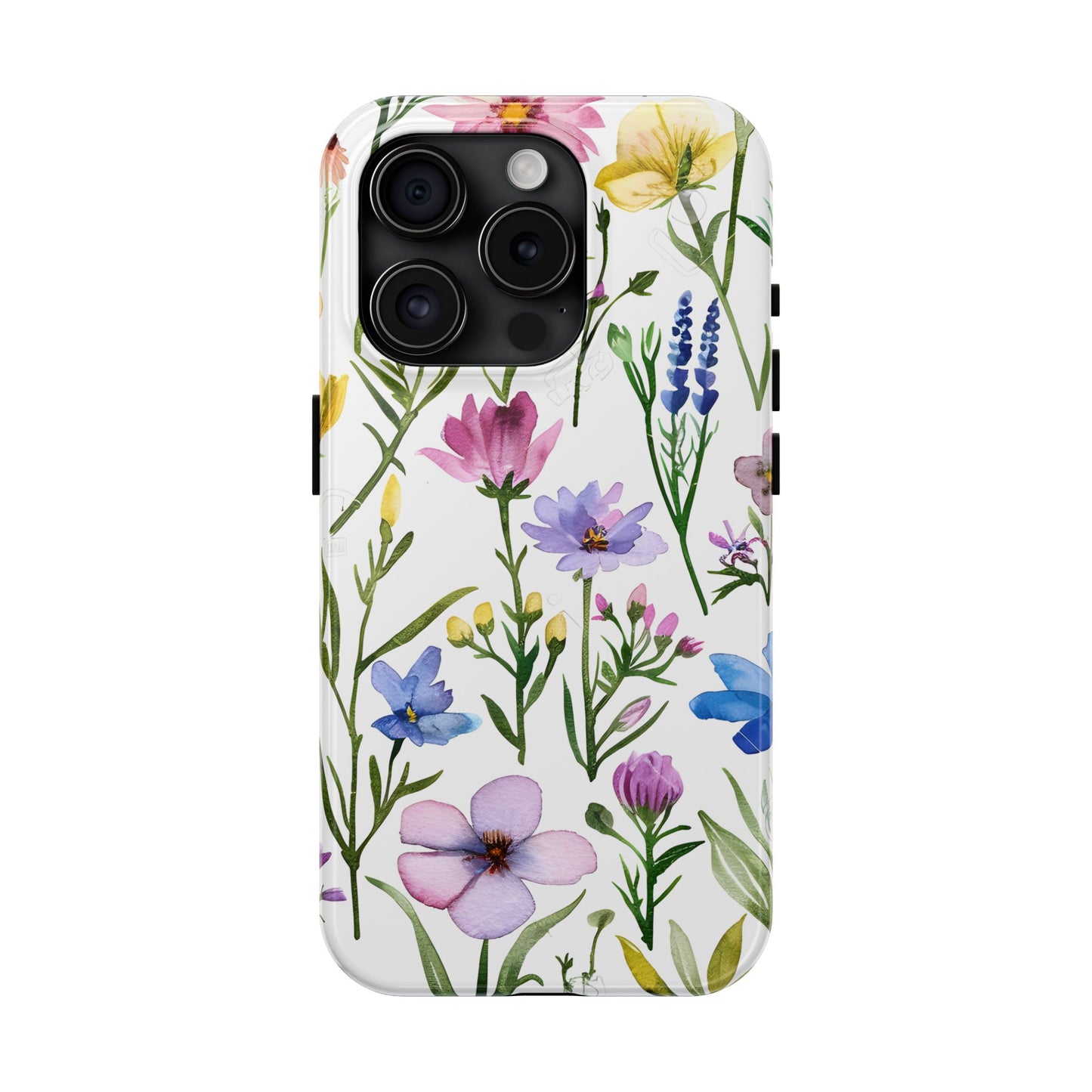 Floral Phone Case - Elegant Flower Print Cover for iPhone & Samsung, Botanical Phone Cover