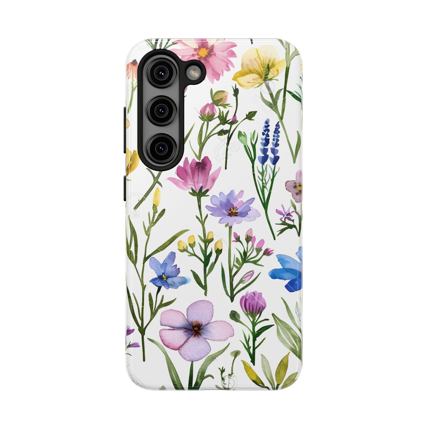 Floral Phone Case - Elegant Flower Print Cover for iPhone & Samsung, Botanical Phone Cover