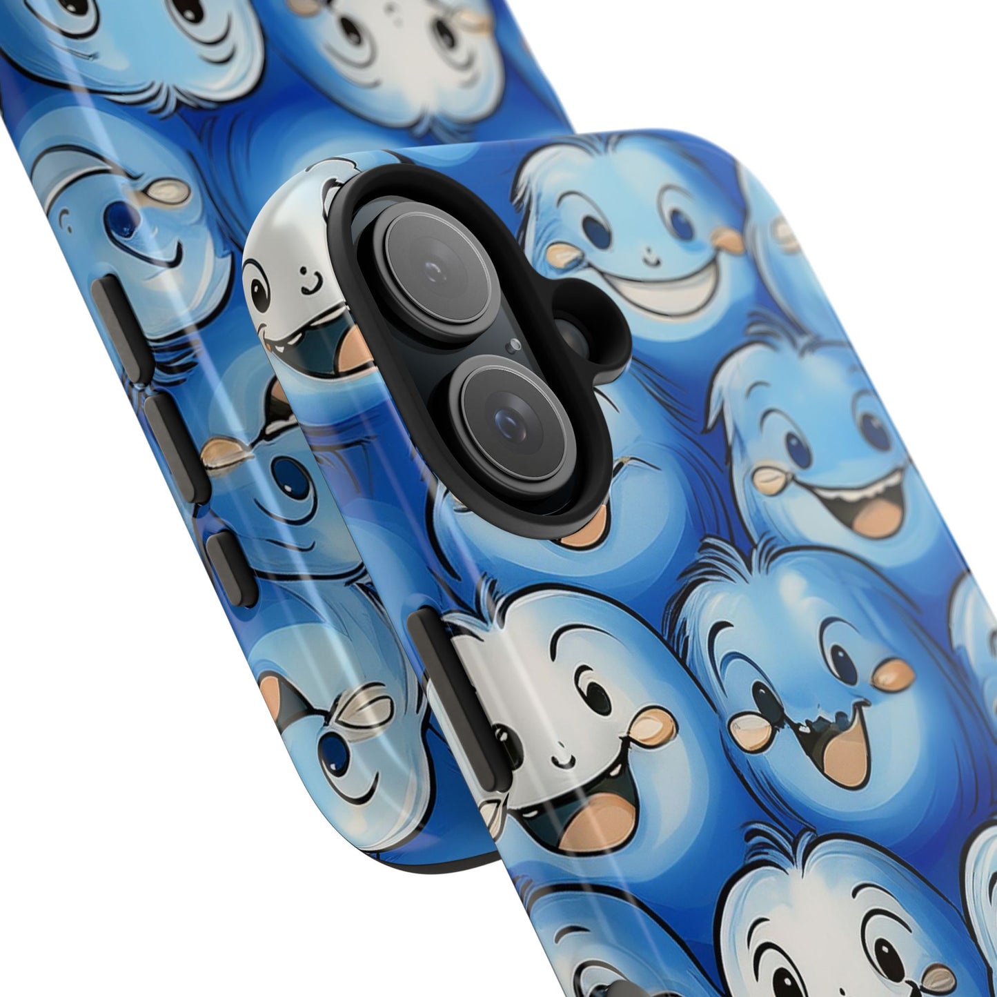 Funny Smiley Face Tough Phone Case, iPhone Samsung Phone Cover