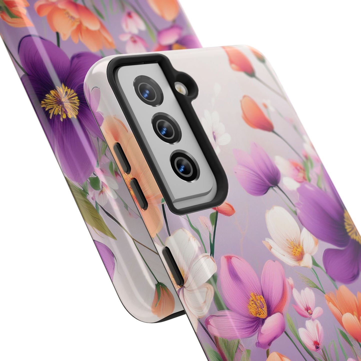 Floral Phone Case - Flower Print Cover for iPhone & Samsung, Flower Print