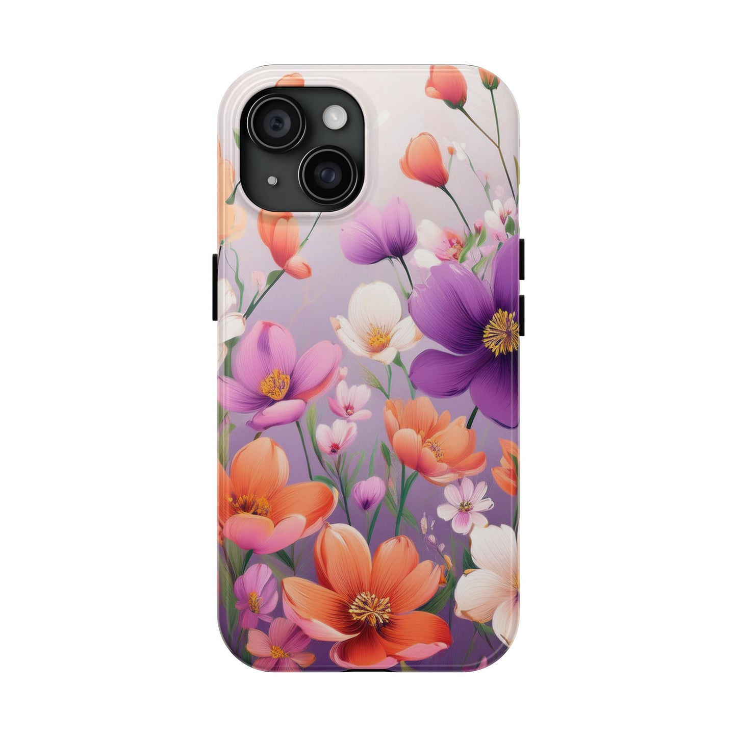 Floral Phone Case - Flower Print Cover for iPhone & Samsung, Flower Print