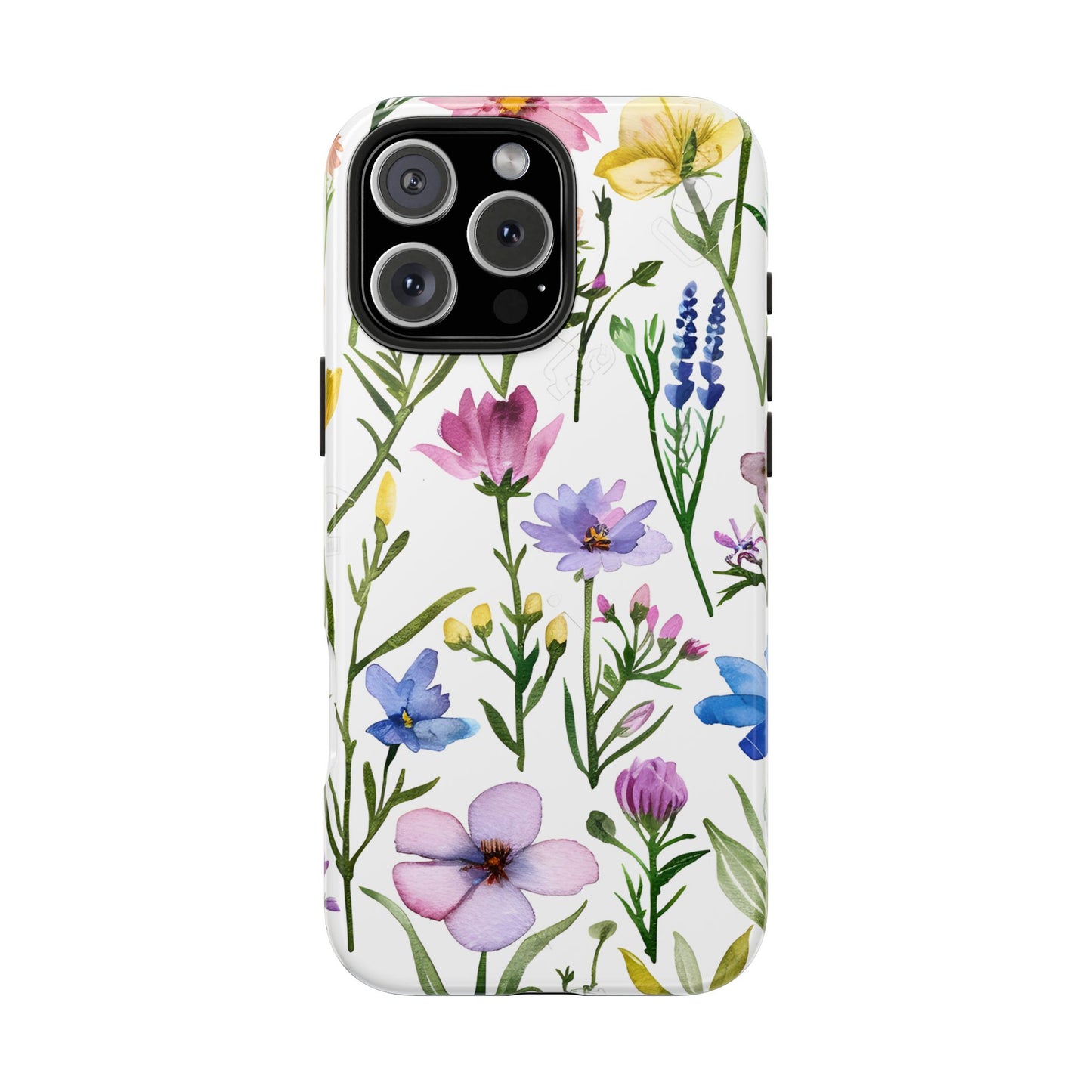Floral Phone Case - Elegant Flower Print Cover for iPhone & Samsung, Botanical Phone Cover