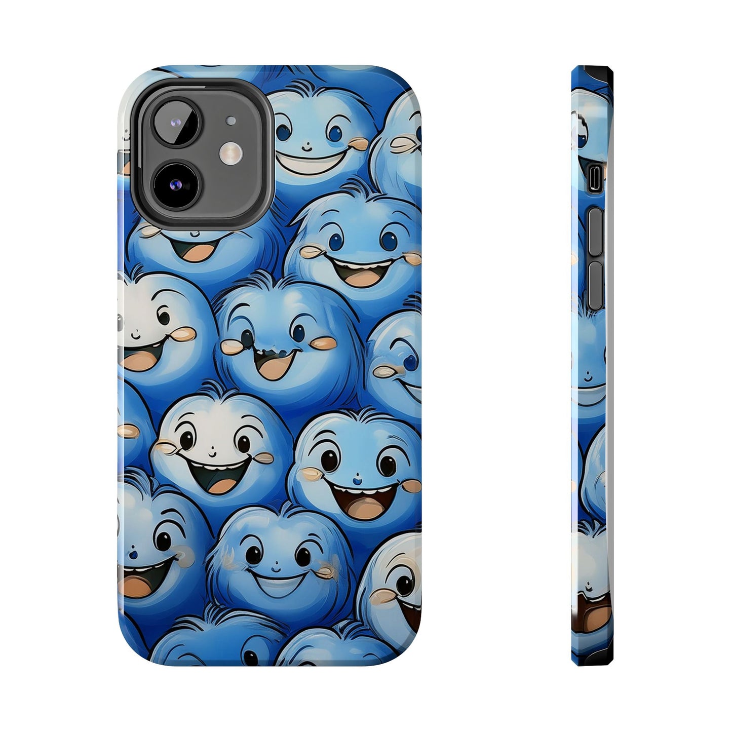 Funny Smiley Face Tough Phone Case, iPhone Samsung Phone Cover