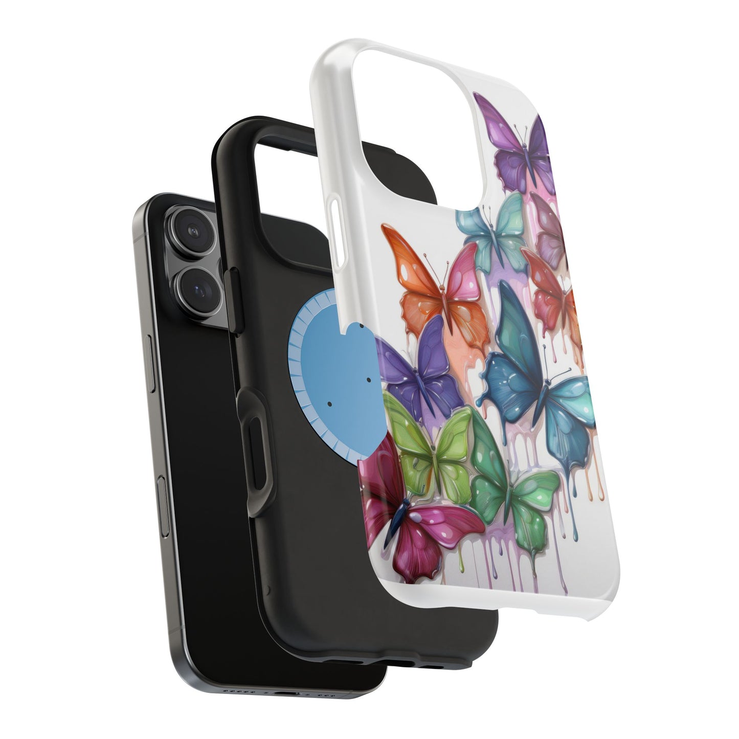 MagSafe Butterflies Phone Case, Top Trending iPhone Phone Case, Vibrant Phone Case