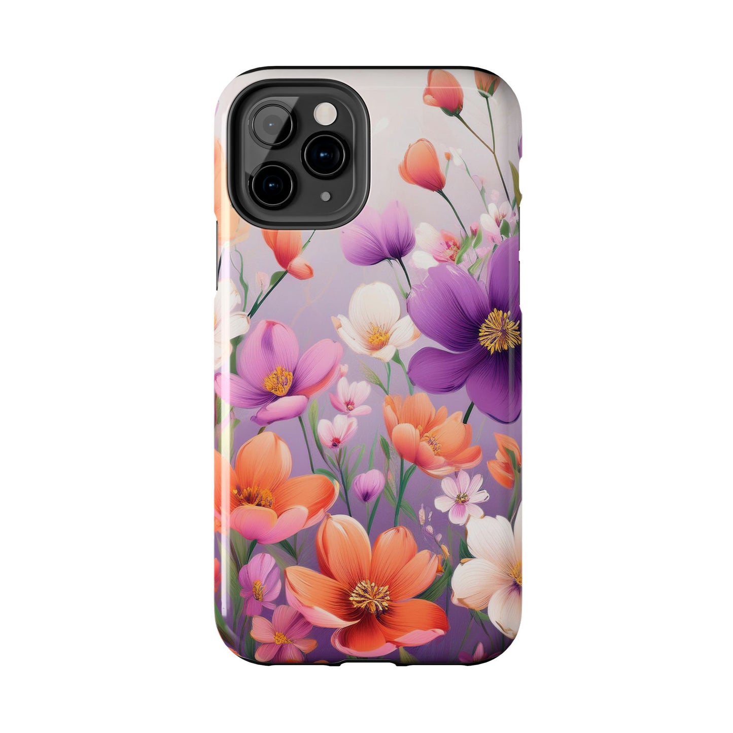 Floral Phone Case - Flower Print Cover for iPhone & Samsung, Flower Print
