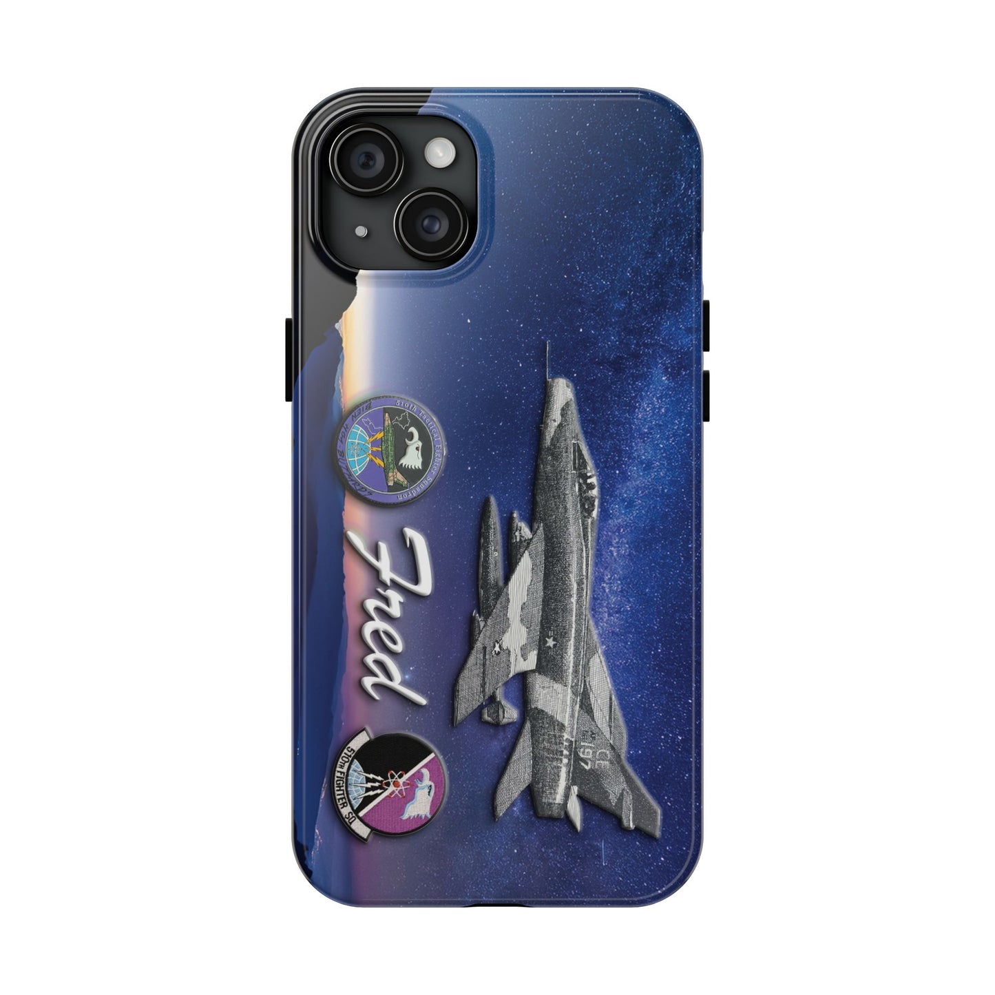 Air Force F100 Super Sabre Fighter Custom iPhone Case, Vietnam Era